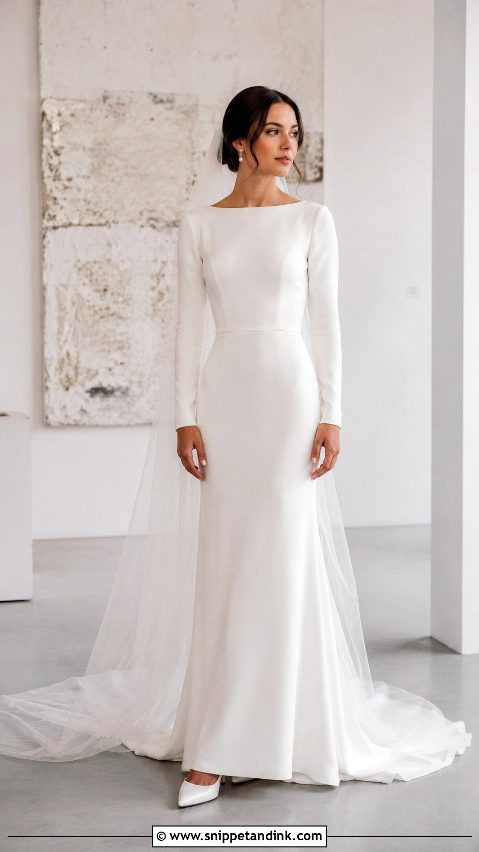 Silk Crepe Wedding Dress With Sleeves - Snippet and Ink - 25 Silk Wedding Dress with Sleeves