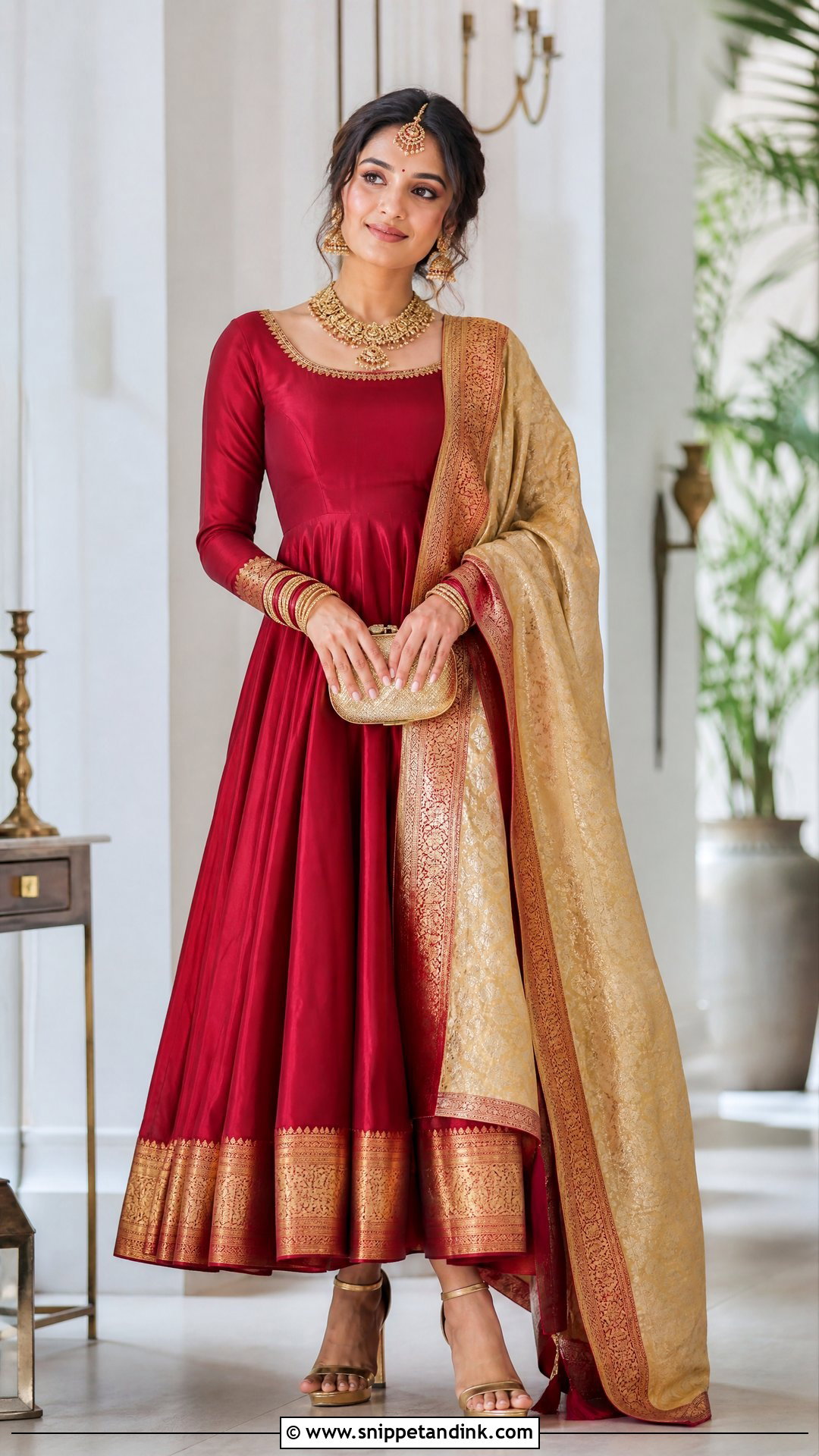 Silk Frock For Wedding - Snippet and Ink - 25 Frock Designs for Women Wedding