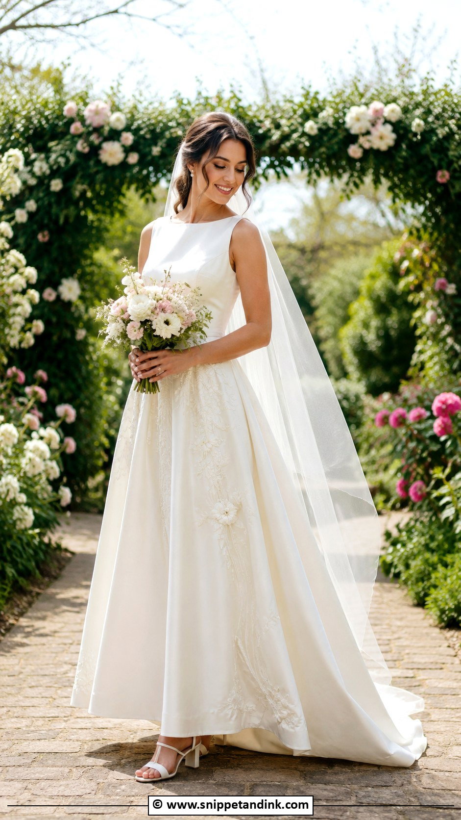 Silk Garden Wedding Dress - Snippet and Ink - 35 Silk Wedding Dress Ideas