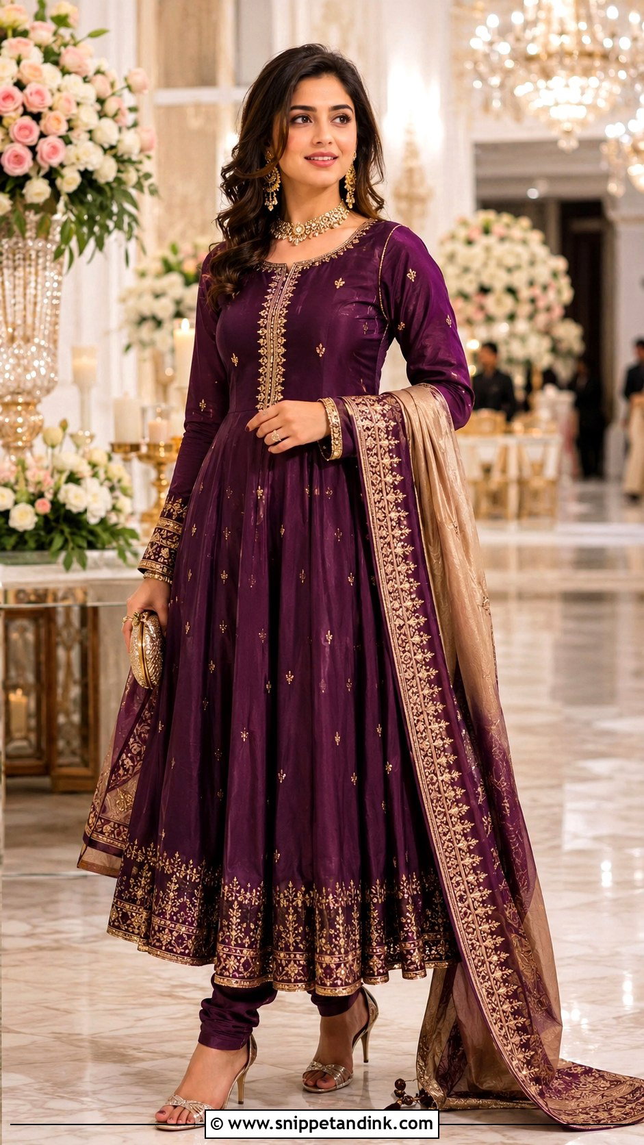 Silk Kaliyan Wala Frock Suit For Wedding - Snippet and Ink - 25 Kaliyan Wala Frock Suit Ideas