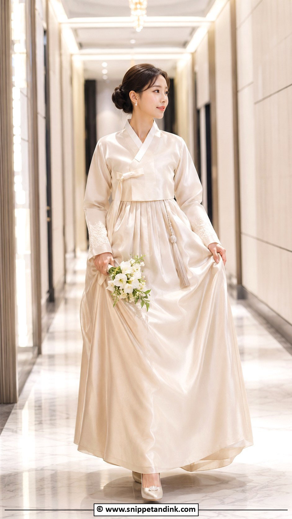 Silk Korean Wedding Dress - Snippet and Ink - 25 Korean Wedding Dresses