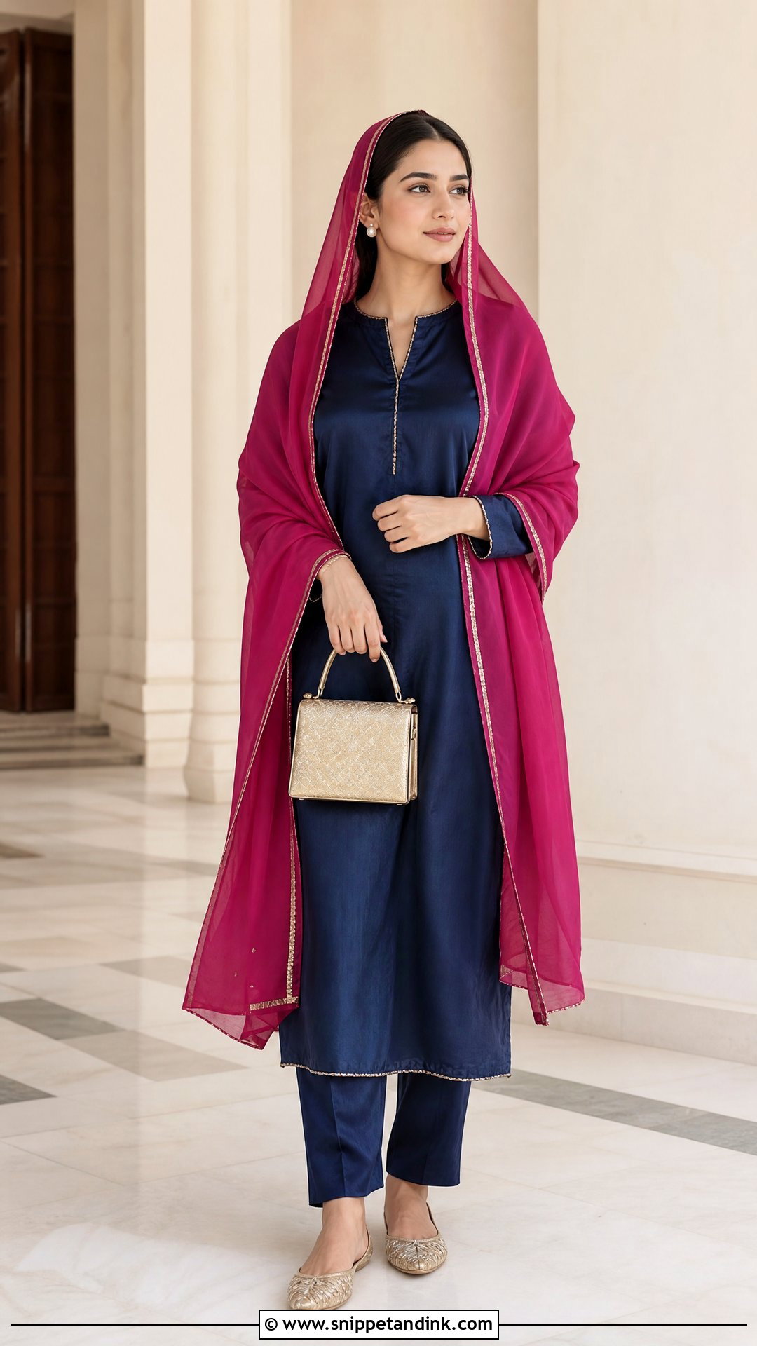 Silk Kurta And Cigarette Pants For Gurudwara Wedding - Snippet and Ink - 25 Gurudwara Wedding Outfit Ideas