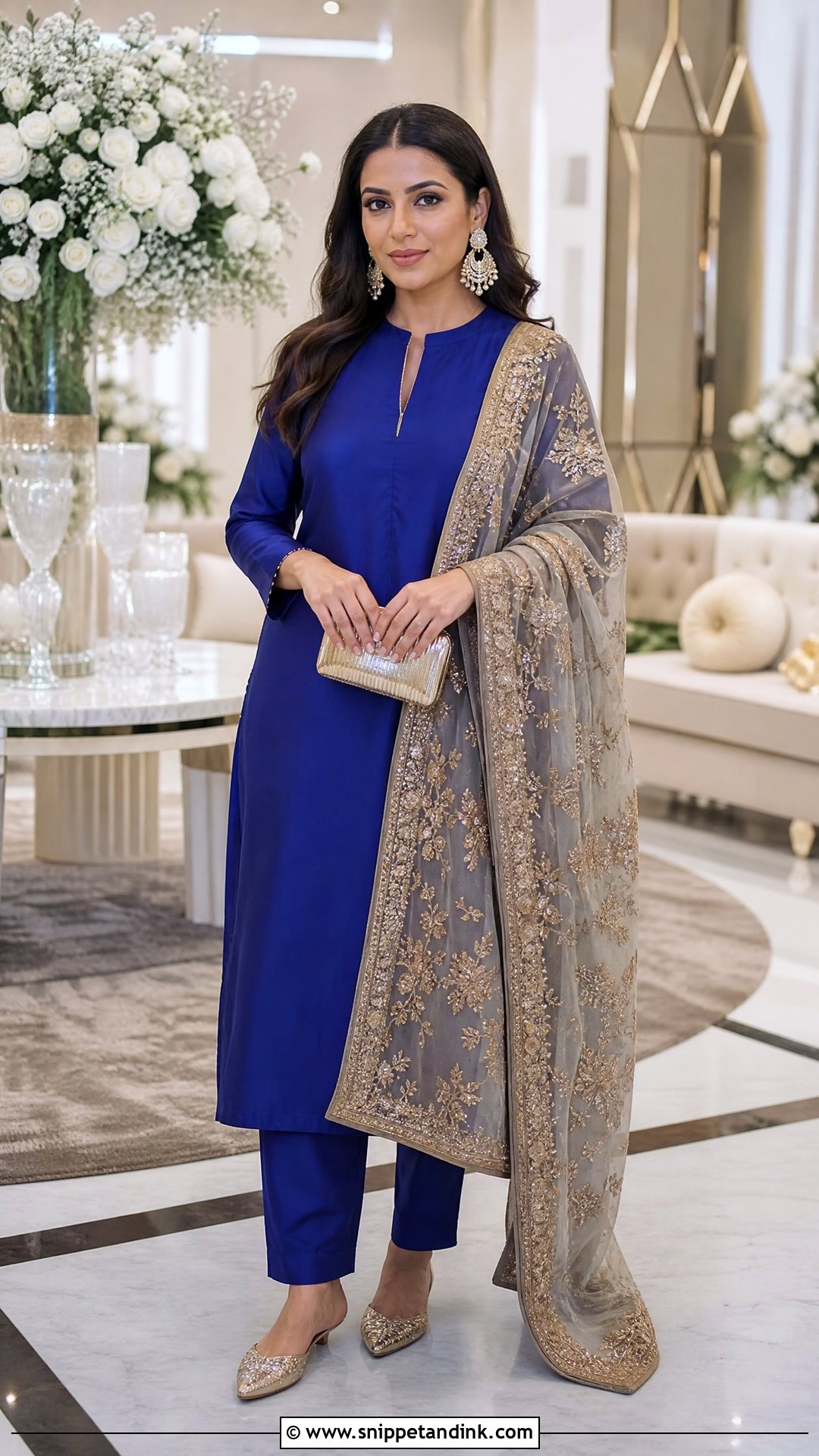 Silk Kurta Pant Suit - Snippet and Ink - 20 Suit Ideas for Women Indian Wedding