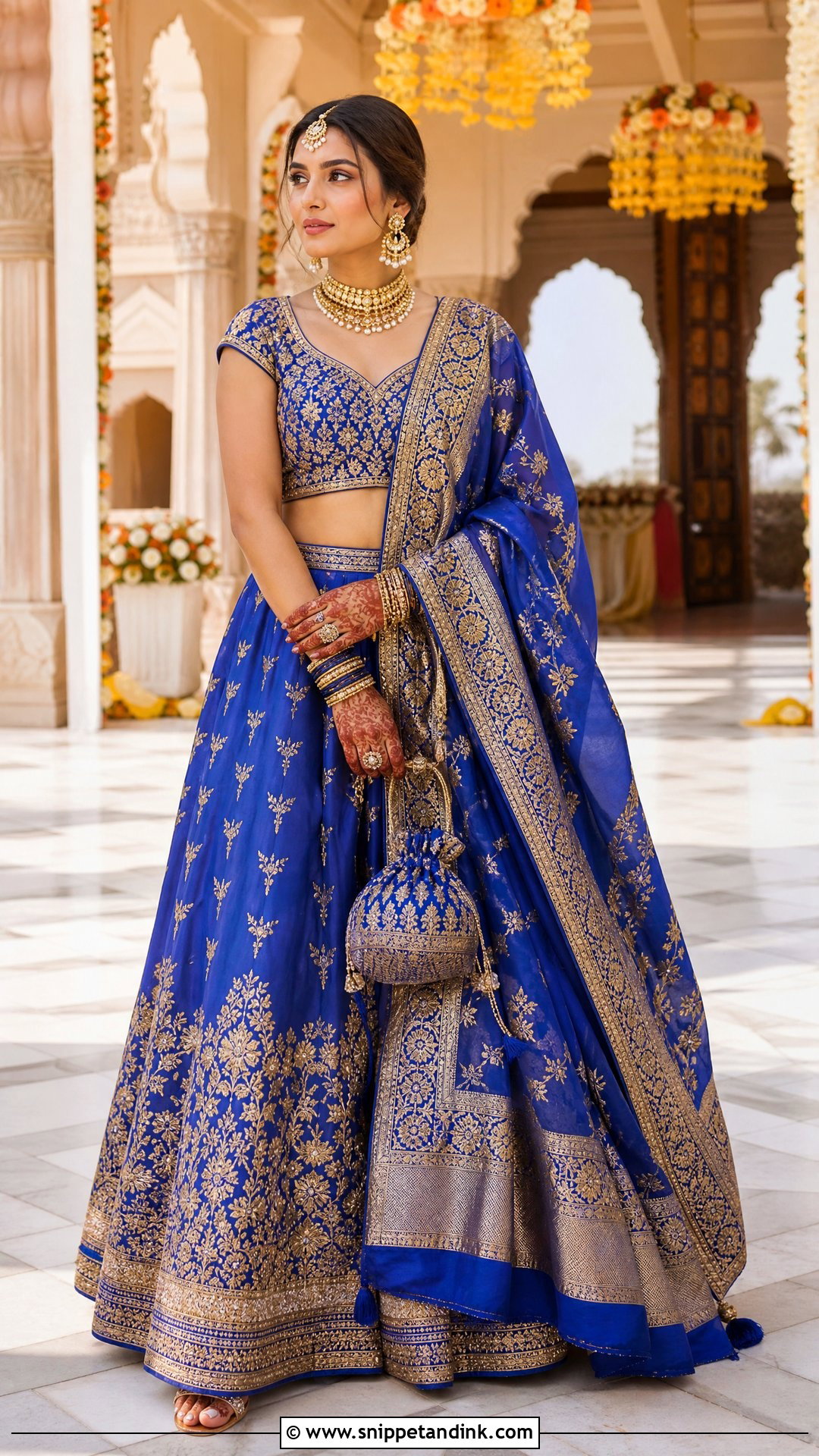 Silk Lehenga Outfit - Snippet and Ink - 25 Trending Indian Wedding Outfits
