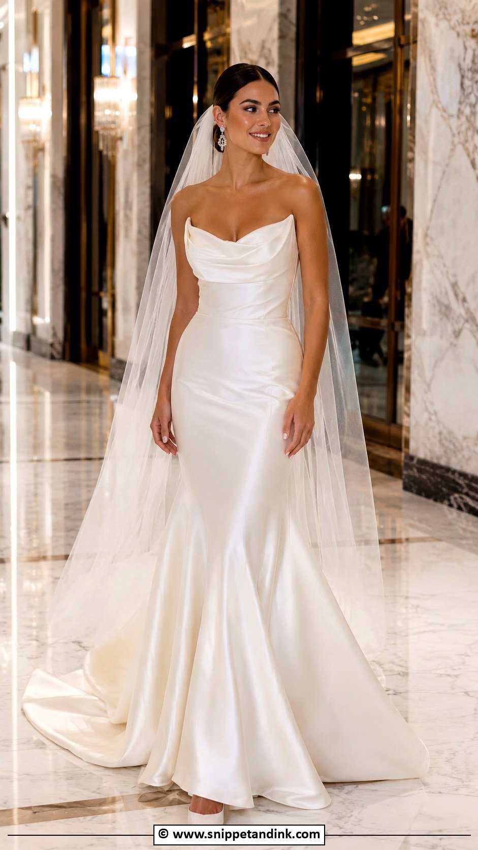 Silk Mermaid Wedding Dress - Snippet and Ink - 35 Silk Wedding Dress Ideas