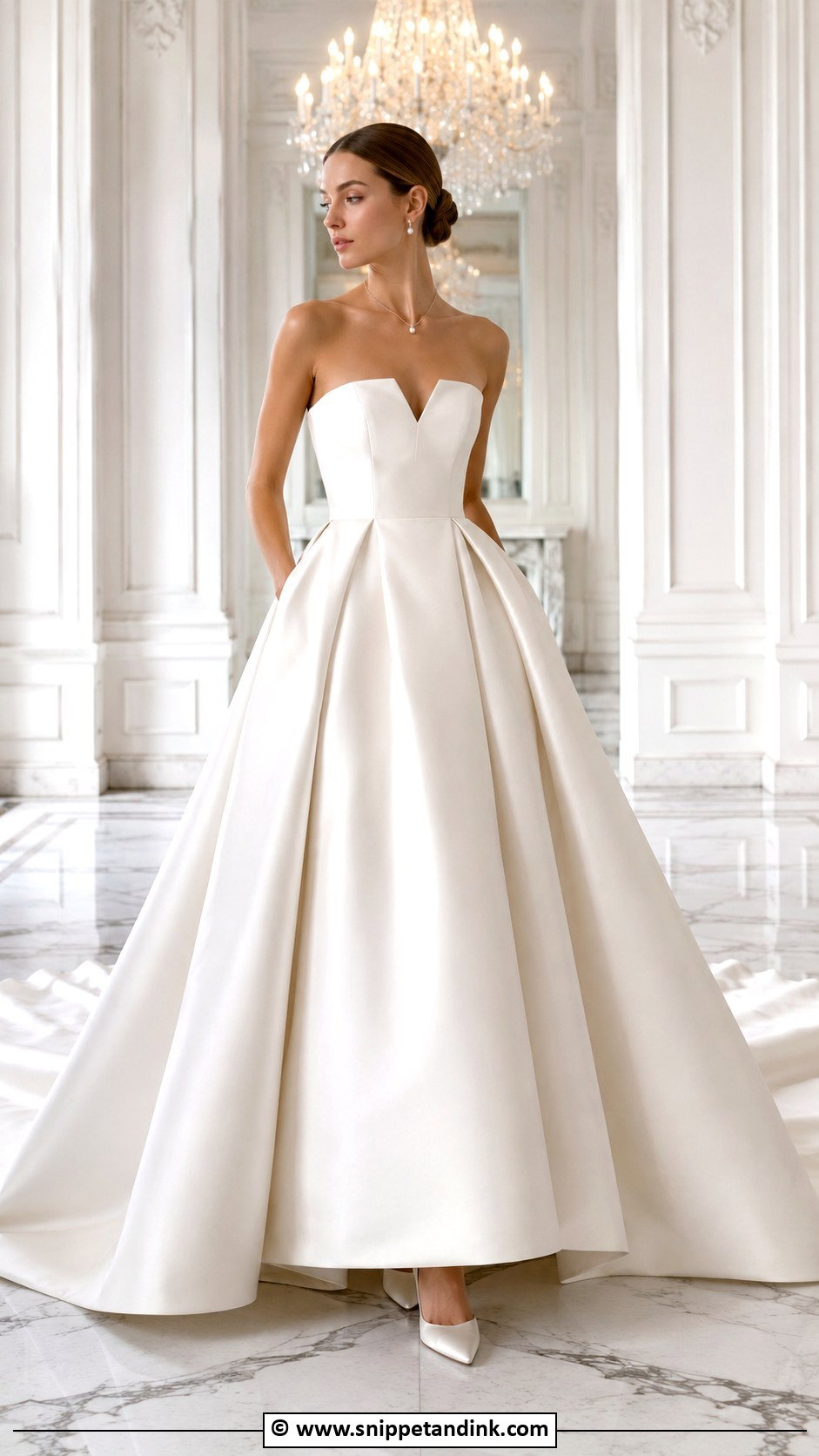 Silk Mikado Wedding Dress - Snippet and Ink - 35 Silk Wedding Dress Ideas