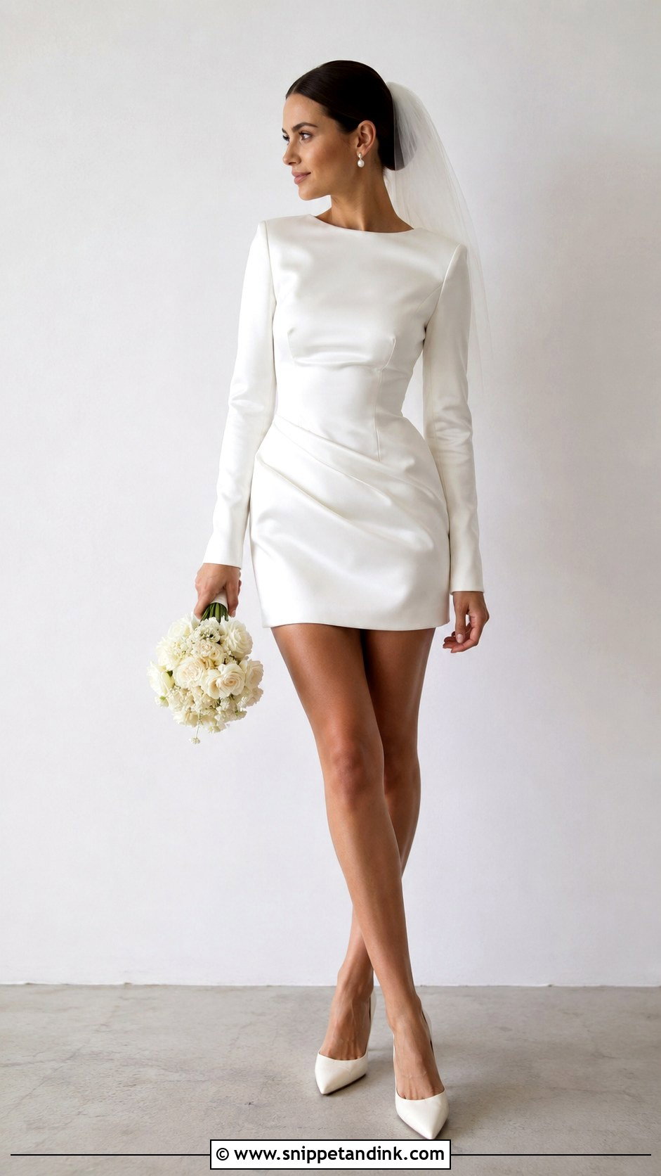 Silk Mini Wedding Dress - Snippet and Ink - 25 Simple Silk Wedding Dress Ideas