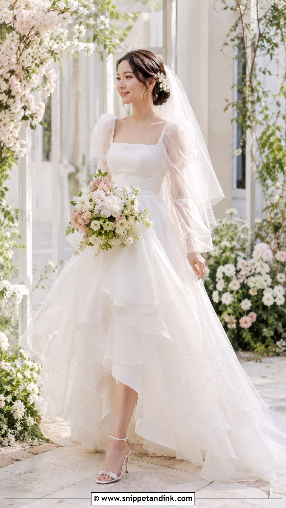 Silk Organza Wedding Dress With Sleeves - Snippet and Ink - 25 Silk Wedding Dress with Sleeves