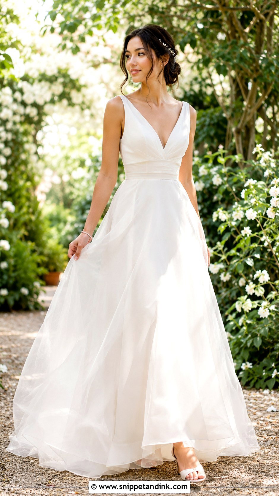 Silk Organza Wedding Dress - Snippet and Ink - 25 Silk Wedding Dresses