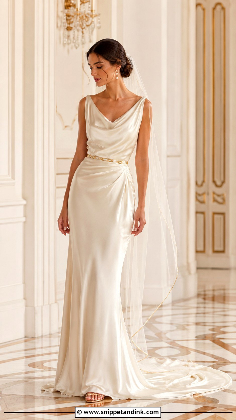 Silk Roman Wedding Dress - Snippet and Ink - 20 Roman Wedding Dress Ideas