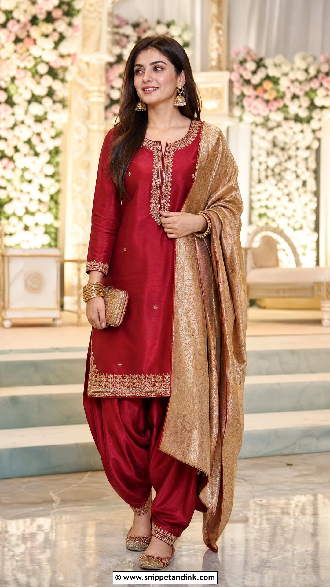Silk Salwar Kameez For Indian Wedding - Snippet and Ink - 25 Indian Wedding Dresses for Girls