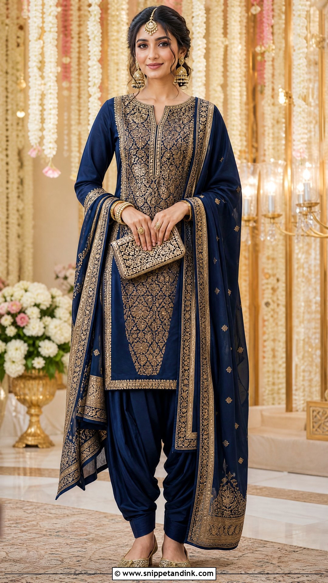 Silk Salwar Kameez Indian Wedding Outfit - Snippet and Ink - 20 Stylish Indian Wedding Outfits Ideas