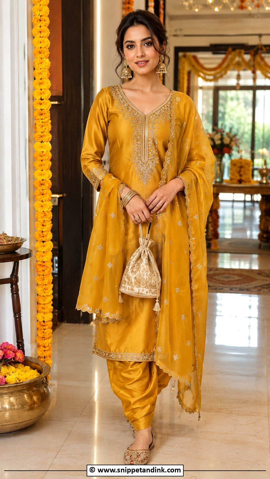 Silk Salwar Kameez - Snippet and Ink - 30 Indian Wedding Dresses