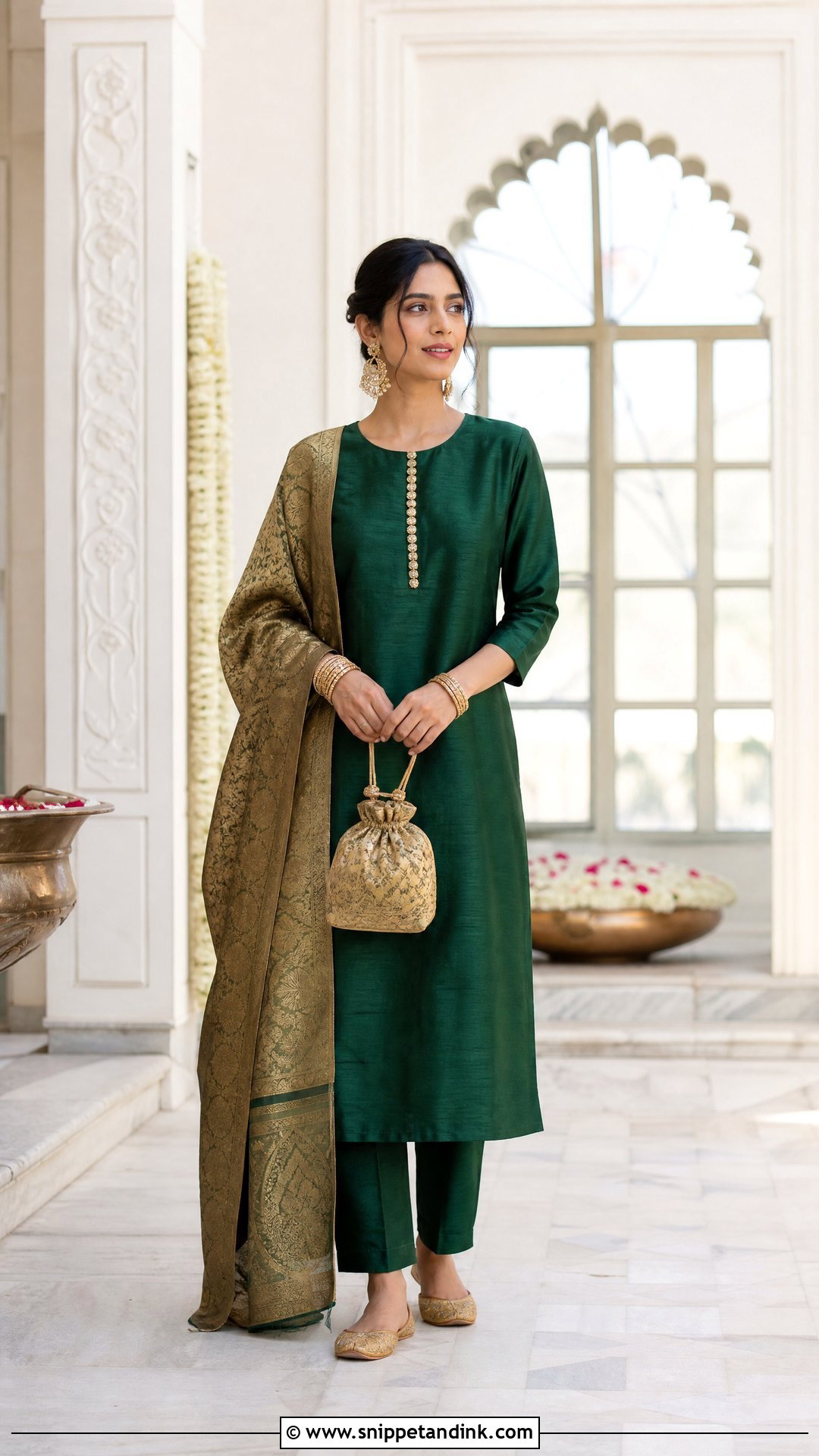 Silk Salwar Suit for Wedding - Snippet and Ink - 20 Salwar Designs for Wedding