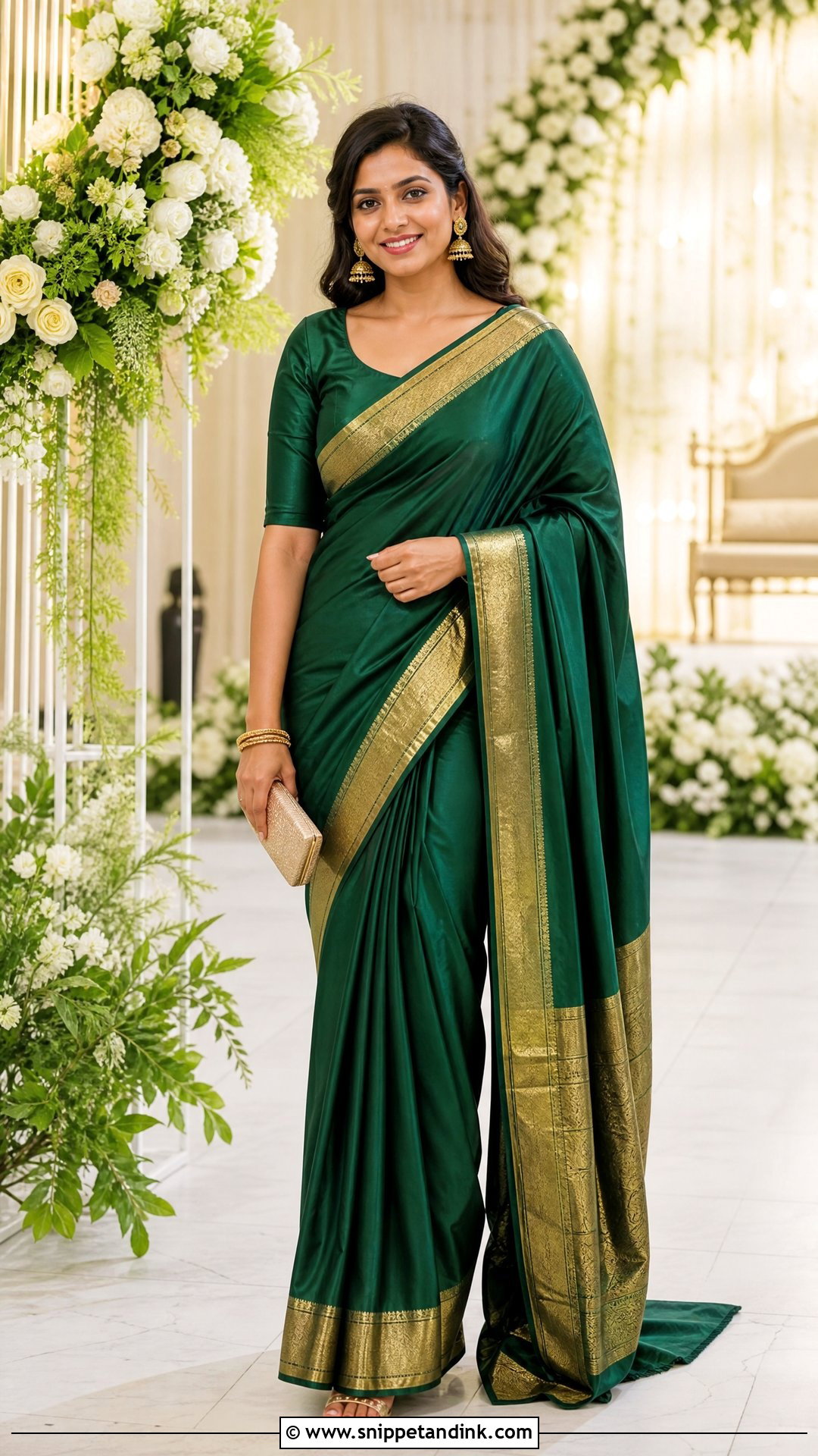 Silk Saree For Indian Wedding - Snippet and Ink - 25 Trendy Indian Outfits for Wedding