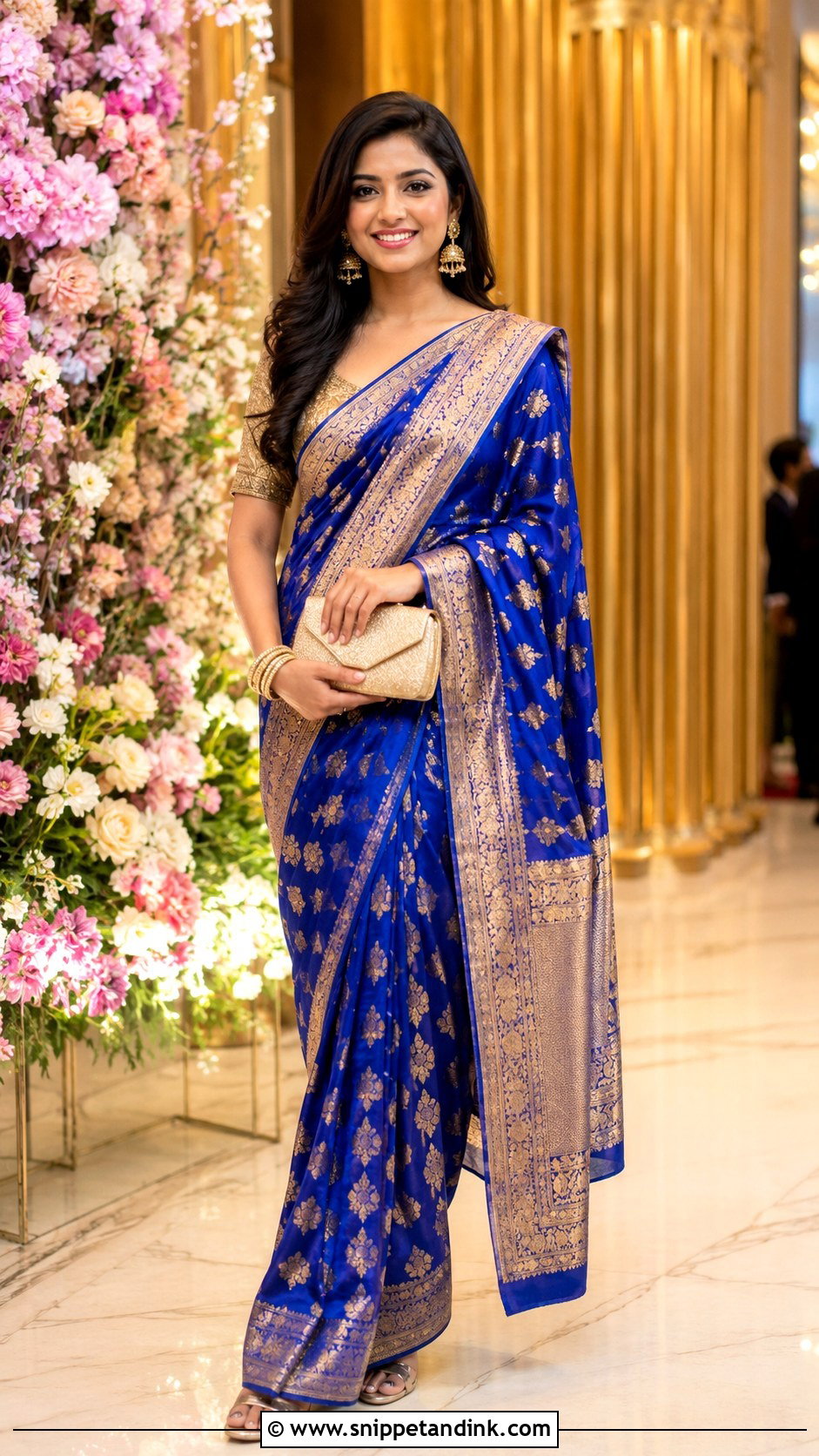 Silk Saree For Indian Wedding Party - Snippet and Ink - 25 Indian Wedding Party Dresses