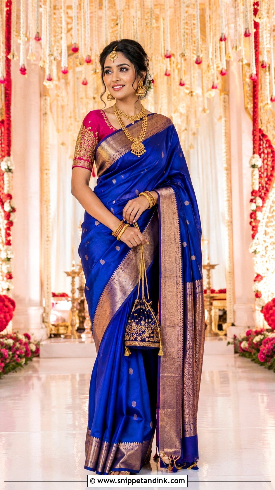 Silk Saree For Wedding Ceremony - Snippet and Ink - 25 Indian Wedding Outfits for Brides Sister