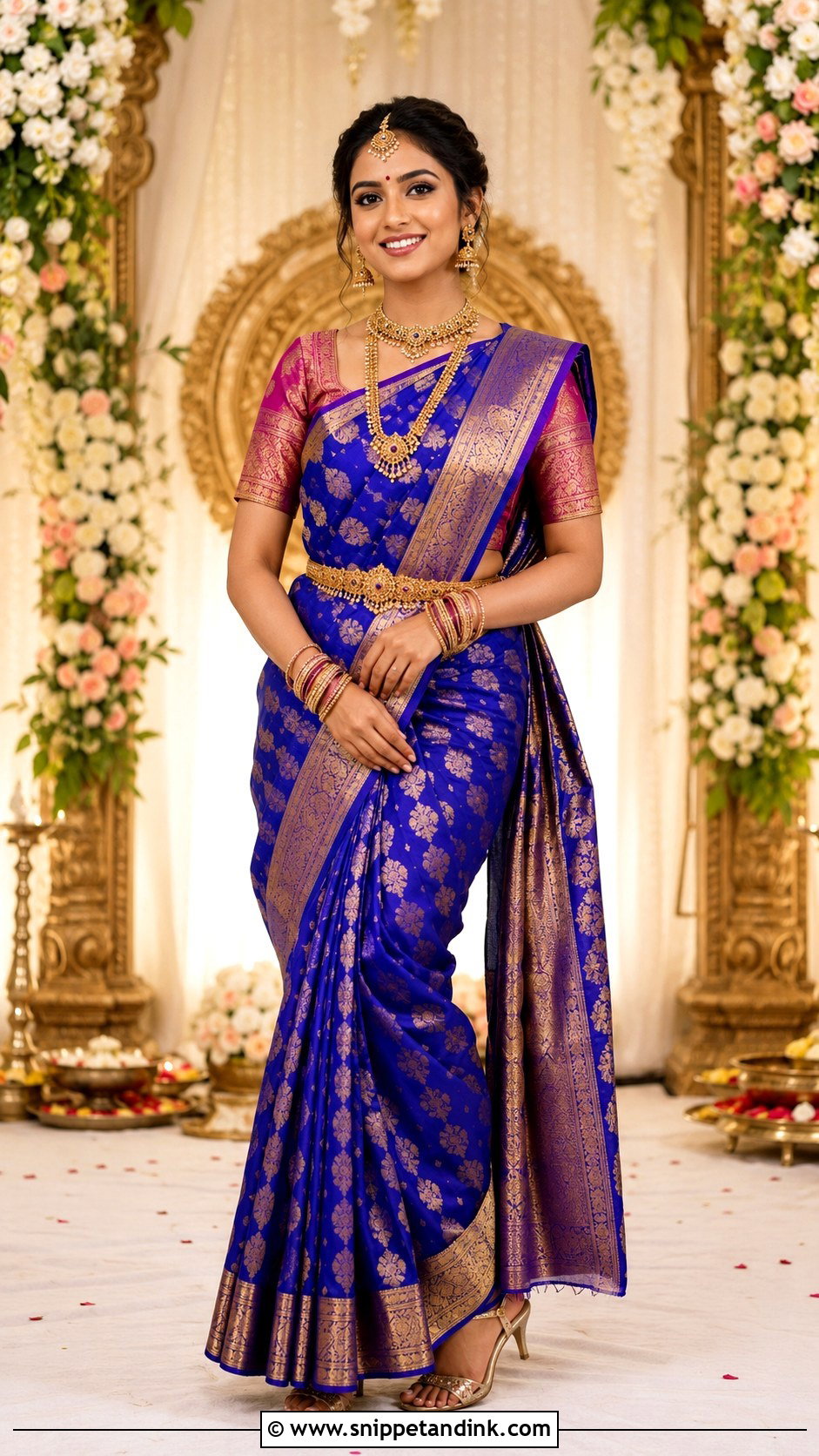 Silk Saree For Wedding Ceremony - Snippet and Ink - 25 Modern Indian Wedding Outfits Sisters