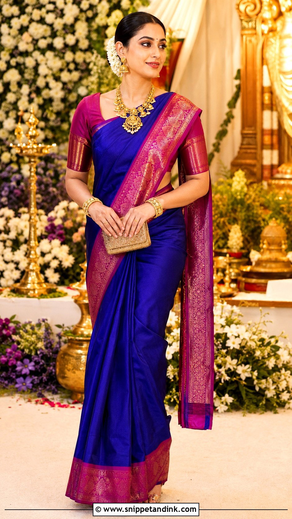 Silk Saree Wedding Bhabhi Look - Snippet and Ink - 20 Bhabhi Look in Wedding Ideas