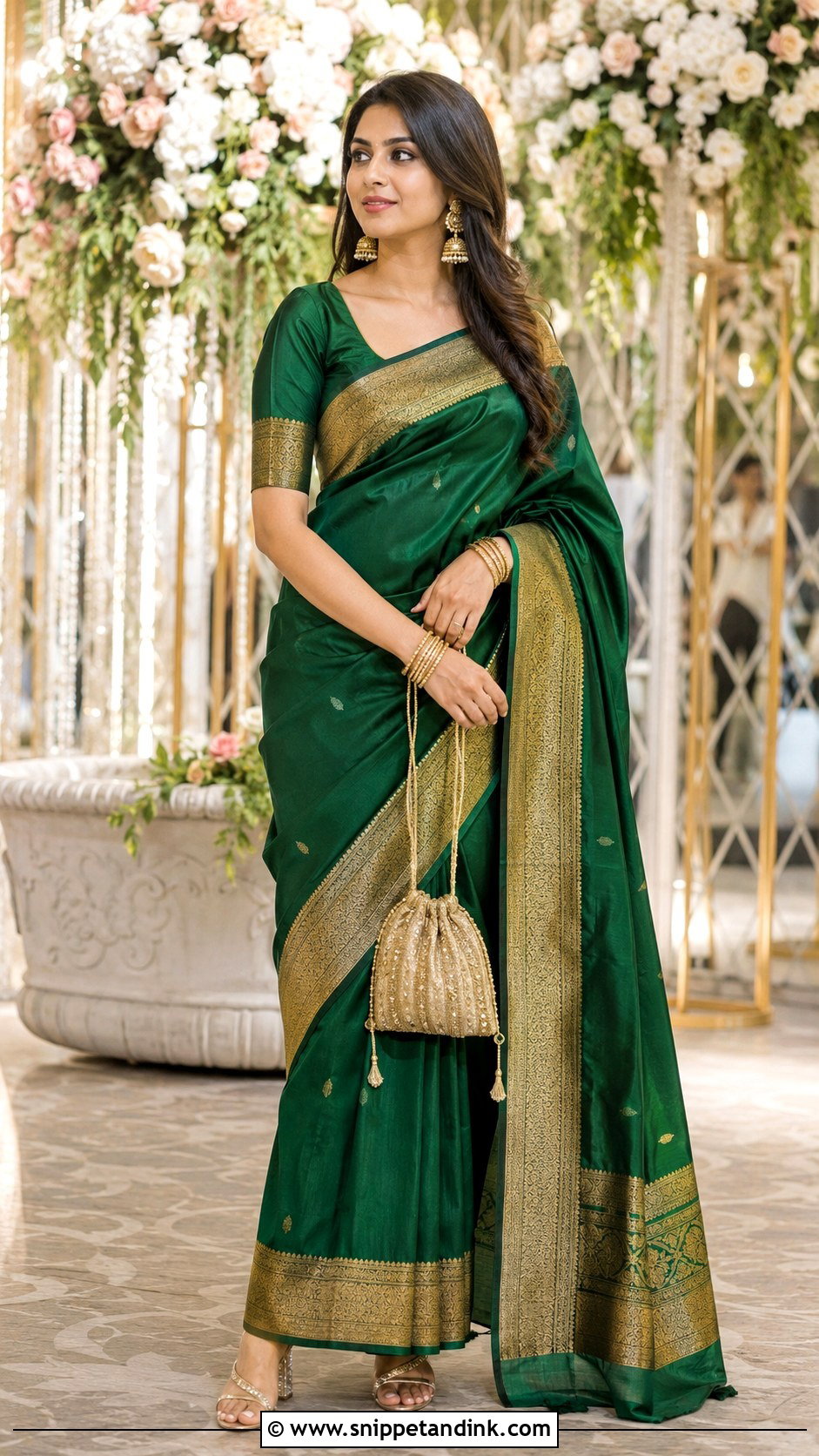 Silk Saree for Indian Wedding Function - Snippet and Ink - 20 Indian Dress for Marriage Function Ideas