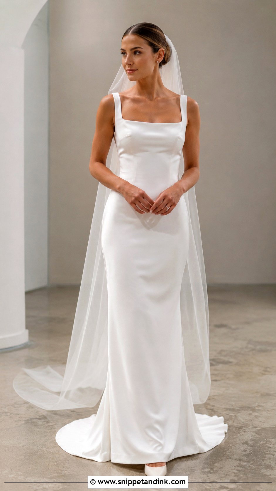 Silk Satin Column Wedding Dress - Snippet and Ink - 25 Simple Silk Wedding Dress Ideas