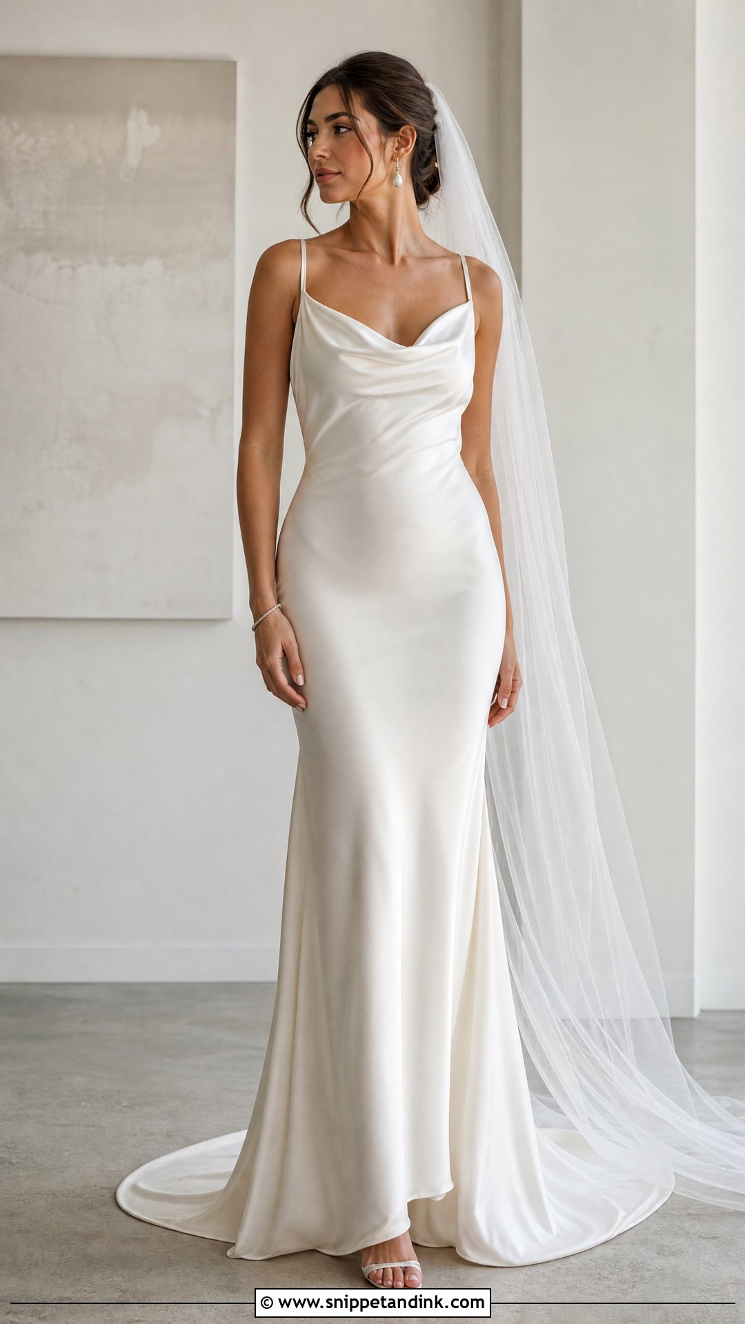 Silk Satin Slip Wedding Dress - Snippet and Ink - 20 Wedding Dress Material Fabrics Ideas