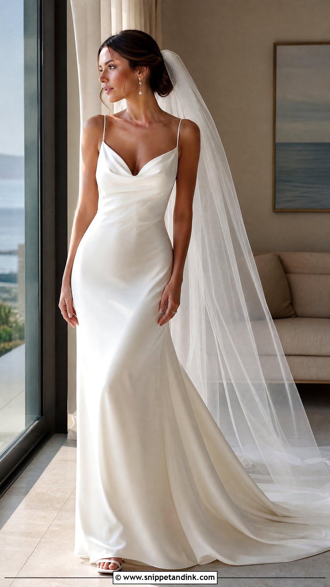 Silk Satin Slip Wedding Dress - Snippet and Ink - 20 Silk Satin Wedding Dresses
