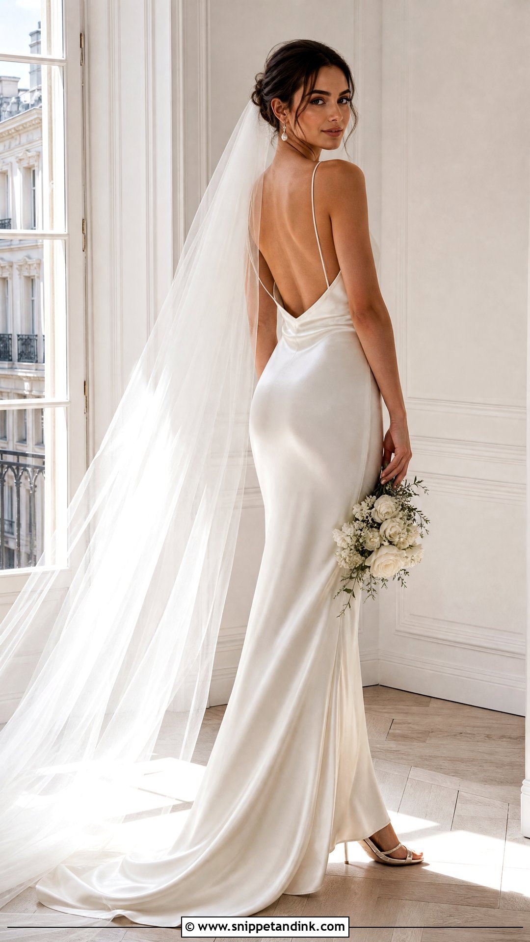 Silk Satin Slip Wedding Gown - Snippet and Ink - 20 Silk Satin Wedding Gown Ideas