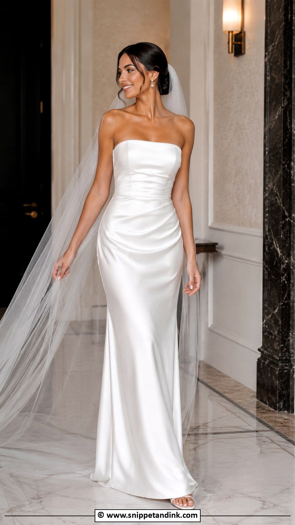 Silk Satin Wedding Dress - Snippet and Ink - 35 Silk Wedding Dress Ideas