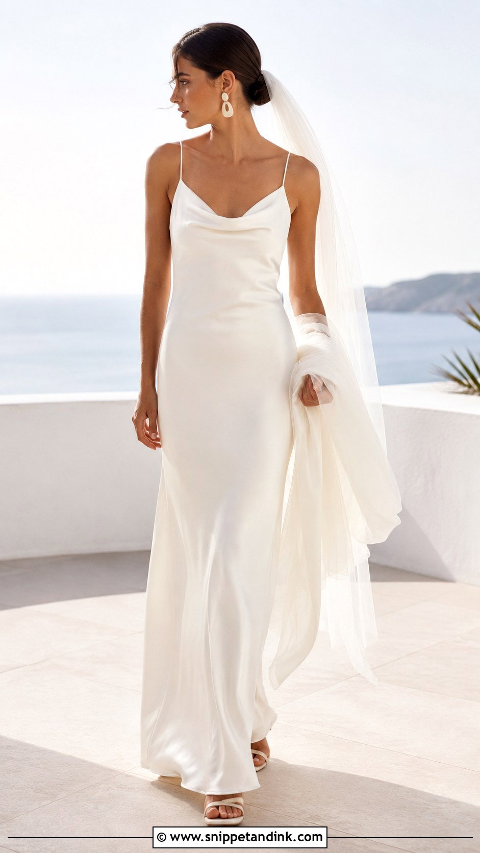 Silk Slip Bridal Dress - Snippet and Ink - 20 Bridal Styles