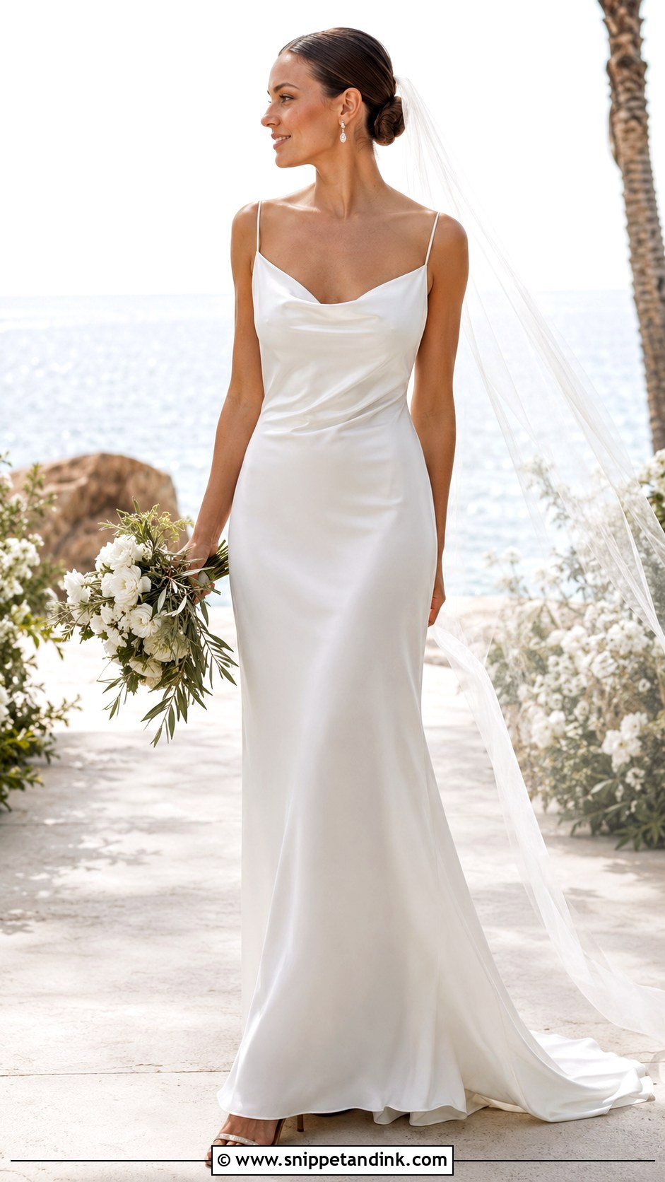 Silk Slip Bridal Dress - Snippet and Ink - 20 Simple Bridal Dresses
