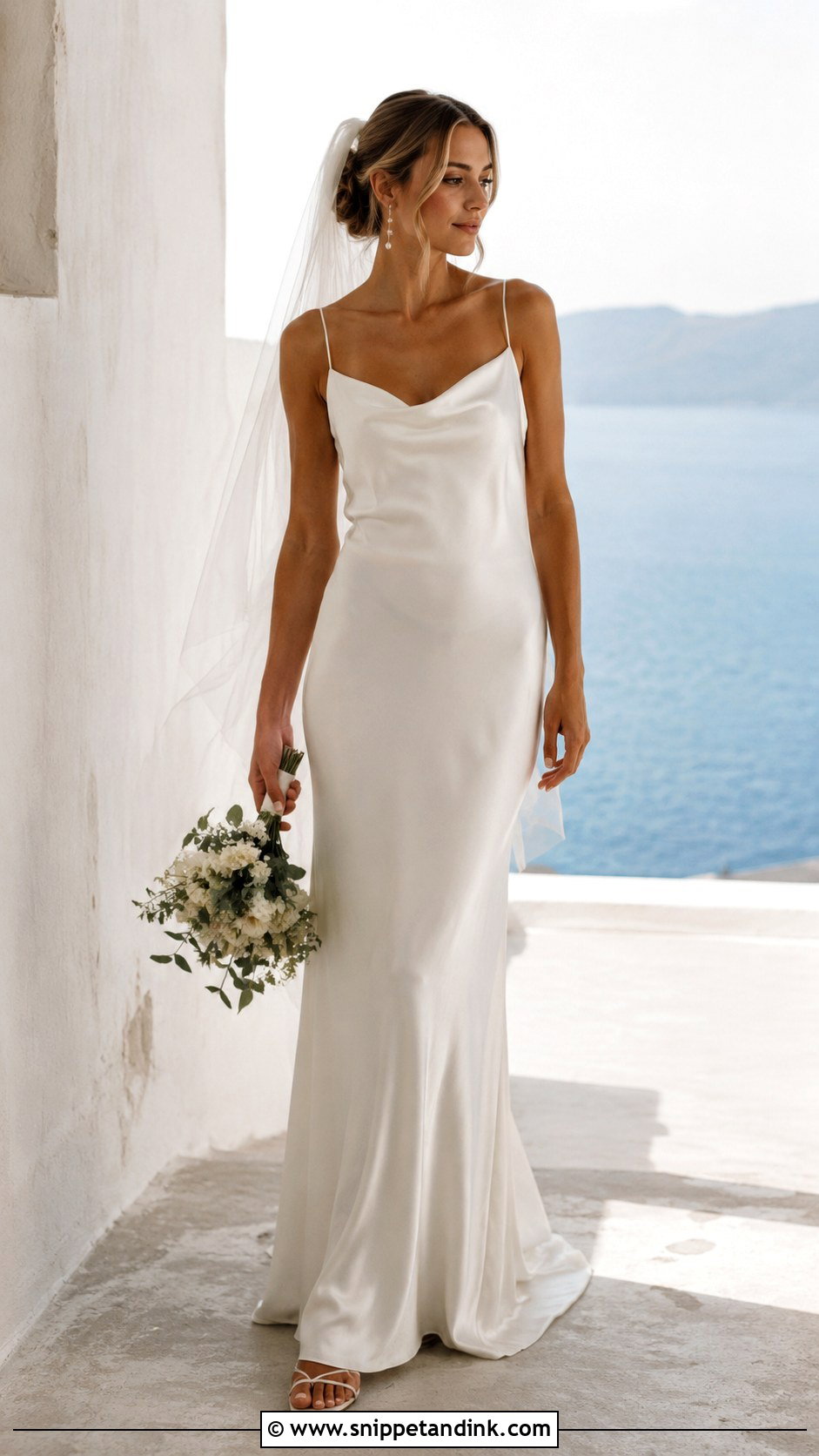 Silk Slip Bridal Dress - Snippet and Ink - 20 Beautiful Bridal Dresses