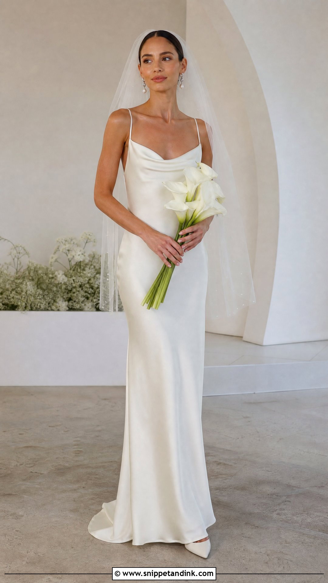 Silk Slip Bridal Dress - Snippet and Ink - 20 Silk Bridal Dress Ideas