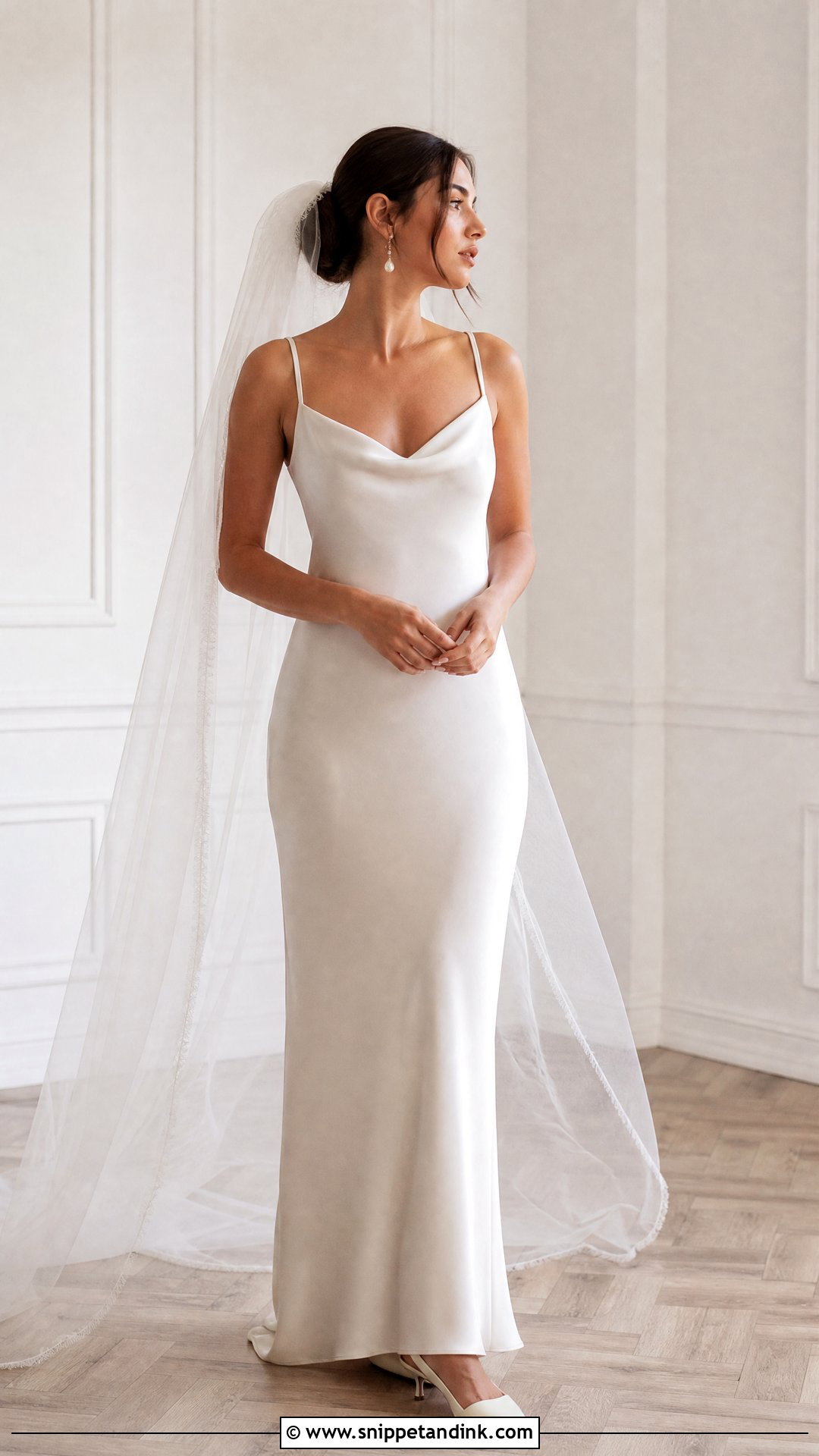 Silk Slip Bridal Dress - Snippet and Ink - 20 Silk Bride Dress Ideas