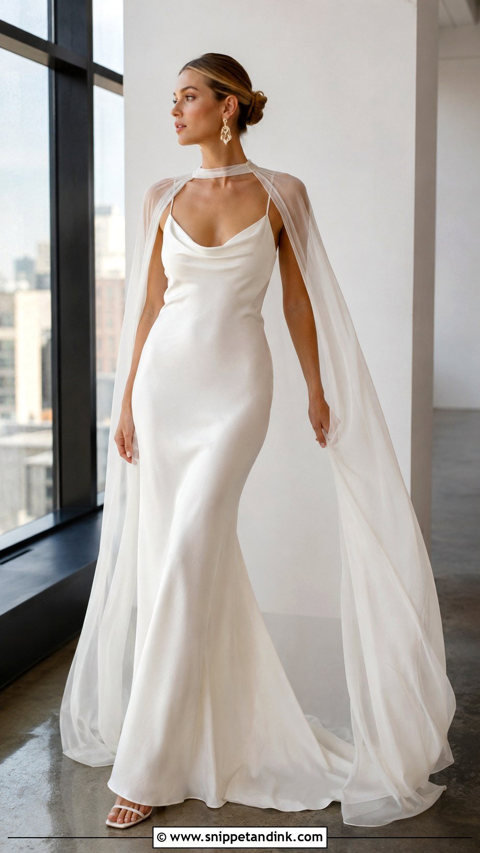 Silk Slip Etsy Wedding Dress - Snippet and Ink - 20 Etsy Wedding Dress Ideas