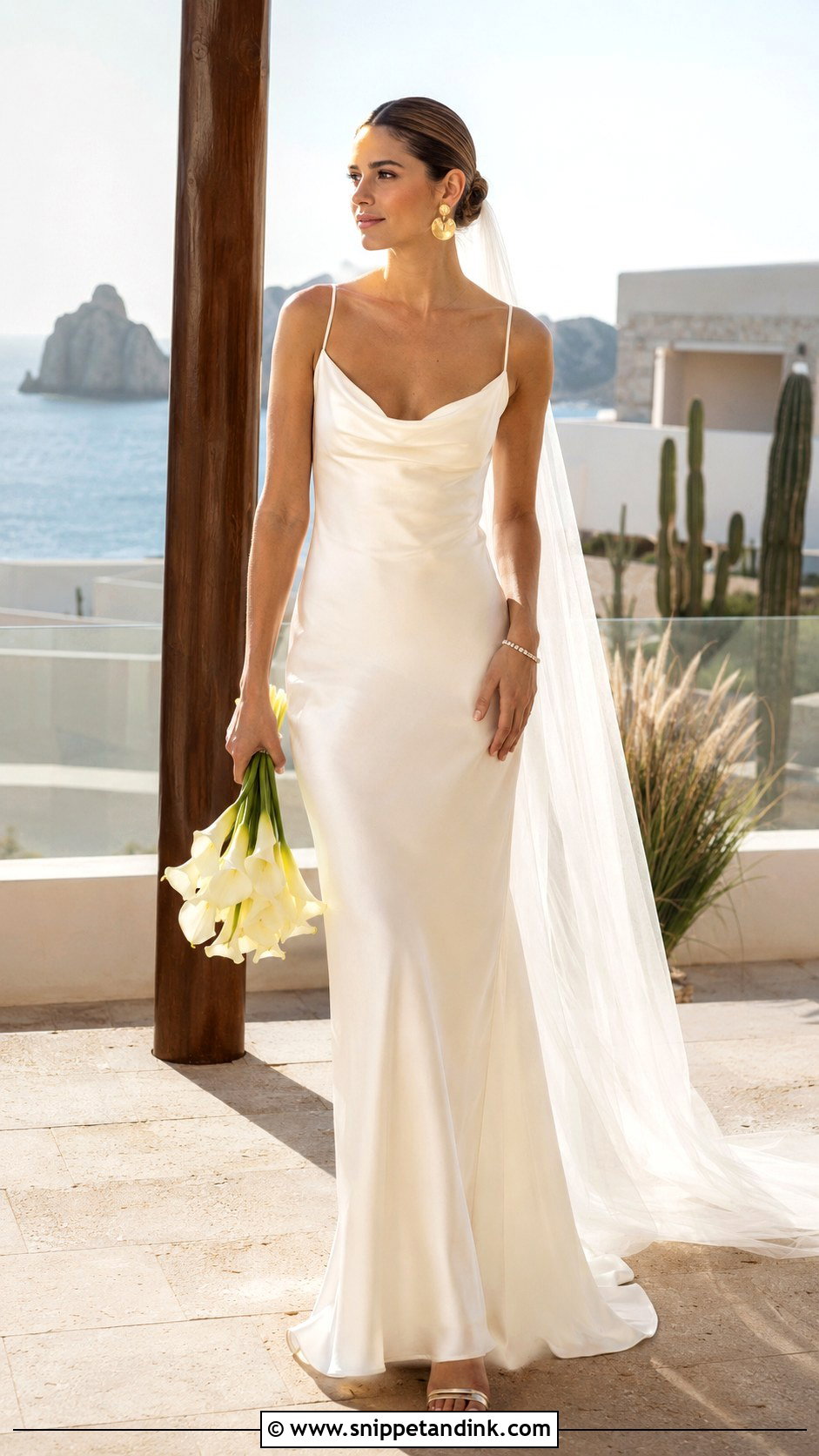 Silk Slip Mexico Wedding Dress - Snippet and Ink - 20 Mexico Wedding Dress Ideas