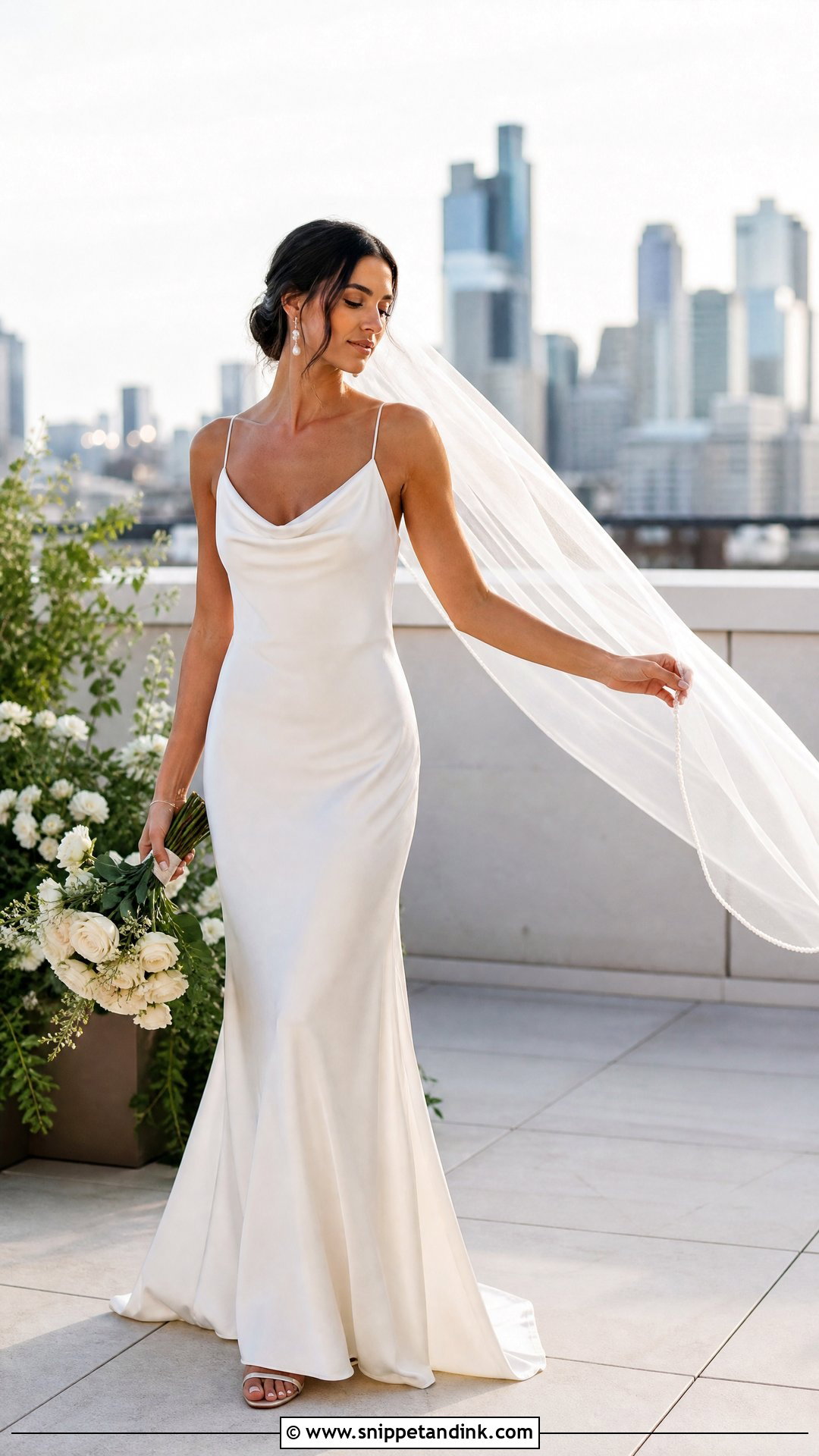 Silk Slip Summer Wedding Dress - Snippet and Ink - 20 Wedding Dresses for Summer