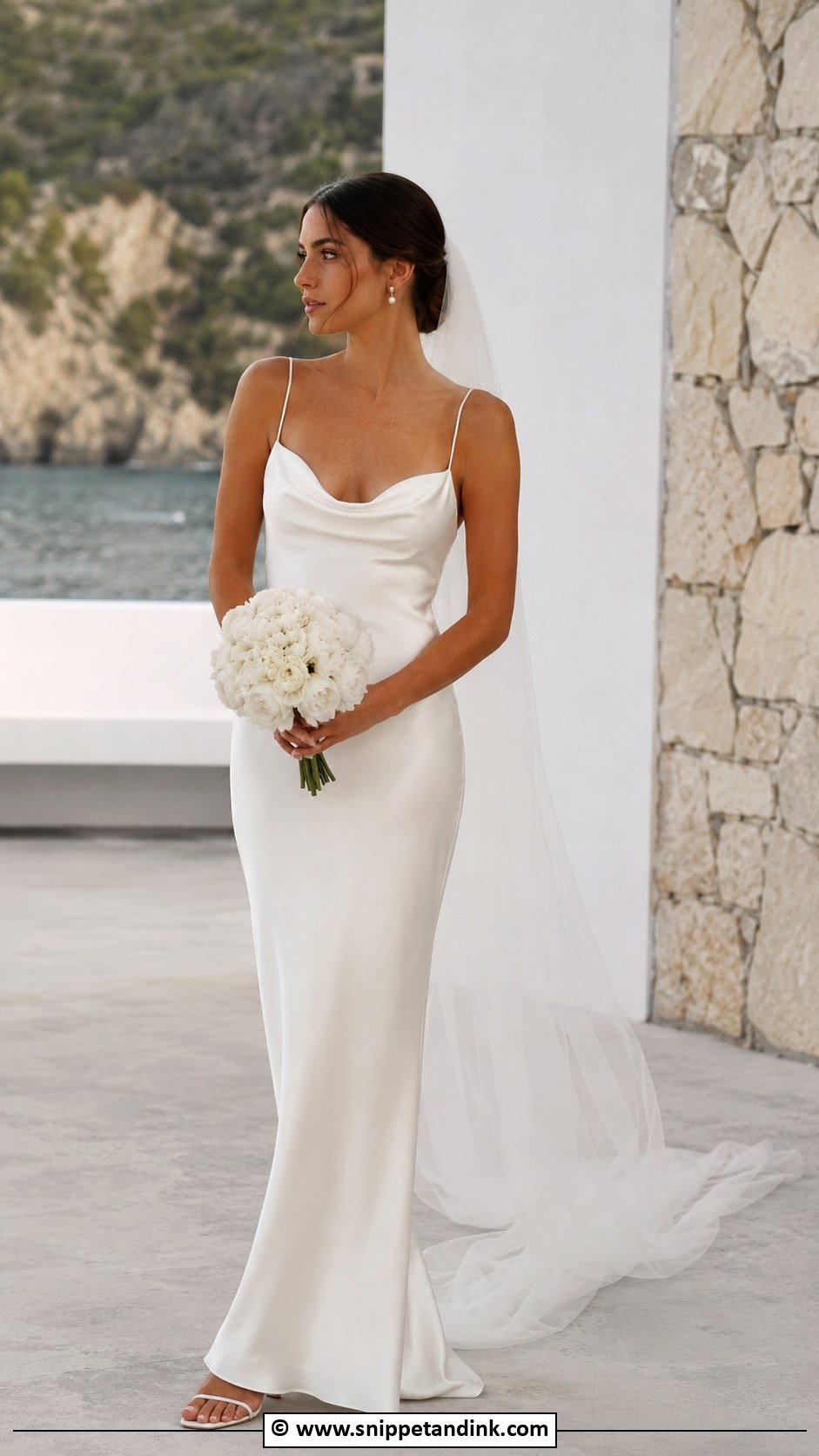 Silk Slip Wedding Dress - Snippet and Ink - 30 Classy Timeless Wedding Dress Ideas