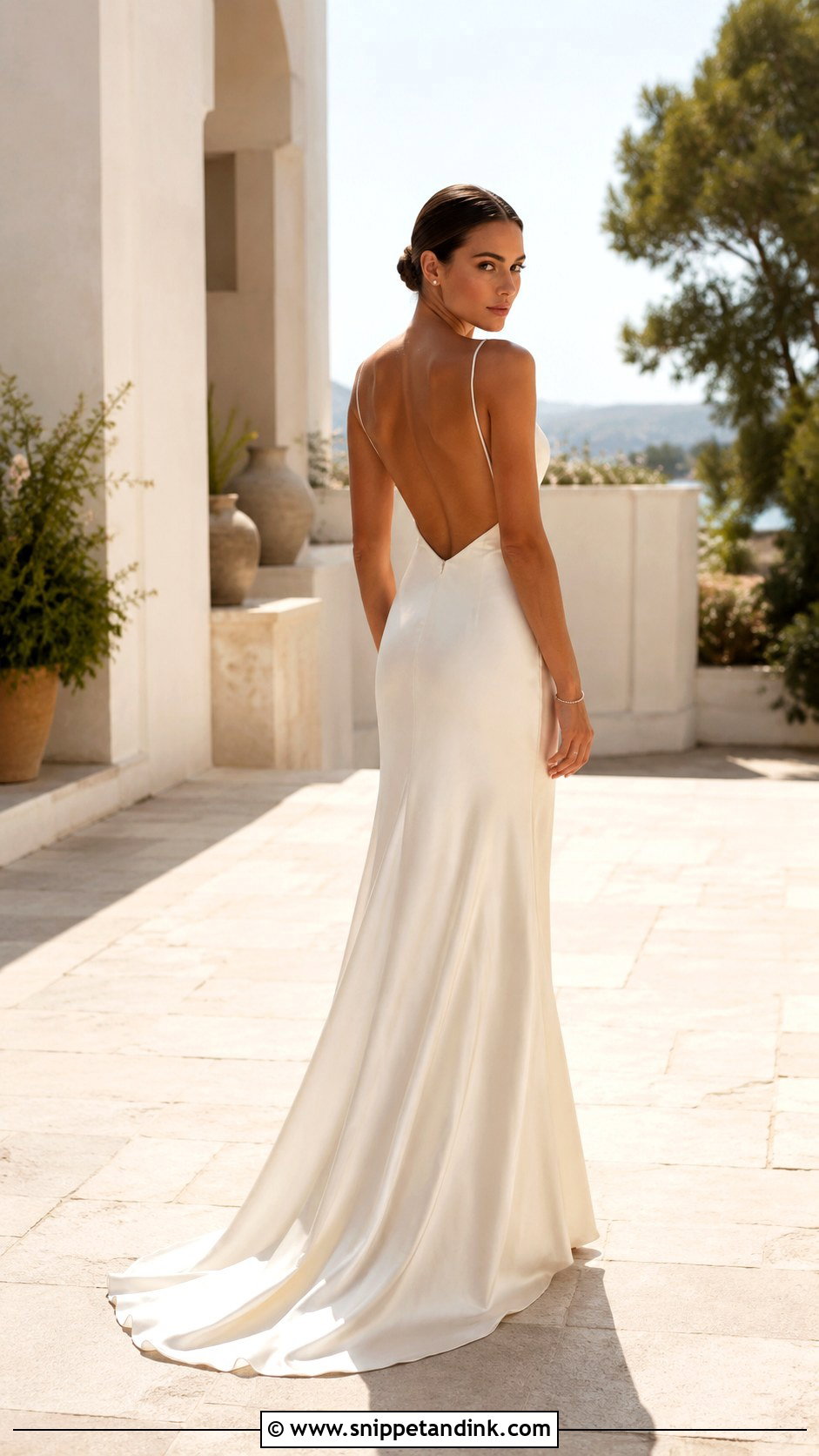 Silk Slip Wedding Dress - Snippet and Ink - 25 Slip Wedding Dress Ideas