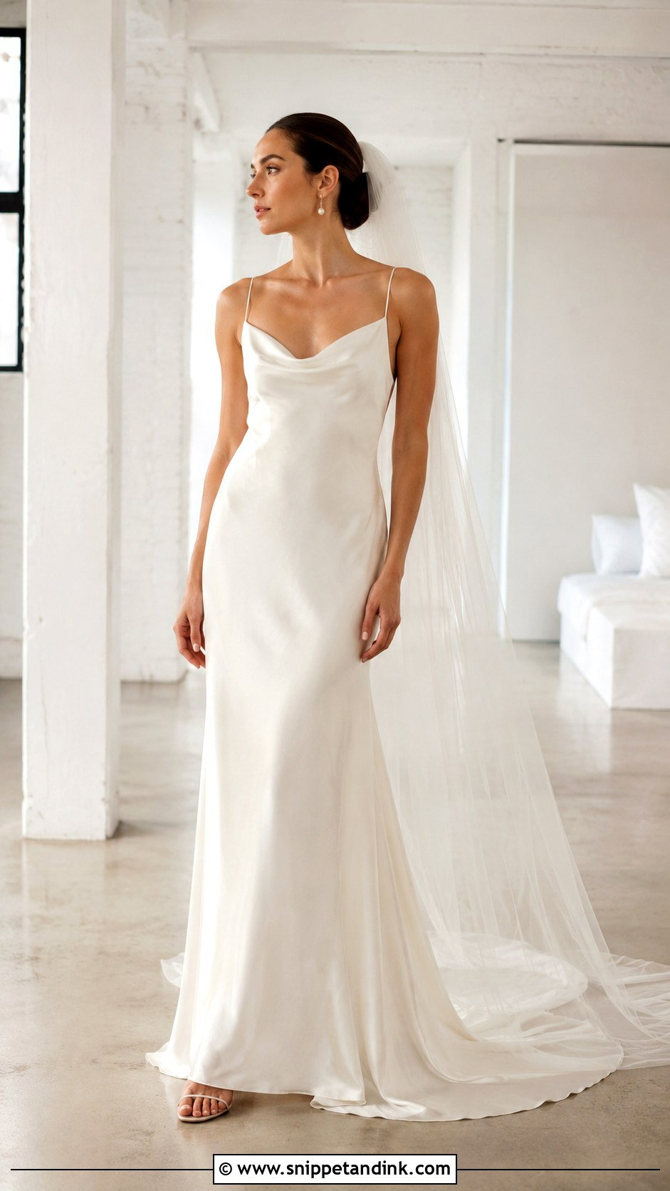 Silk Slip Wedding Dress - Snippet and Ink - 20 1990 Wedding Dress Ideas
