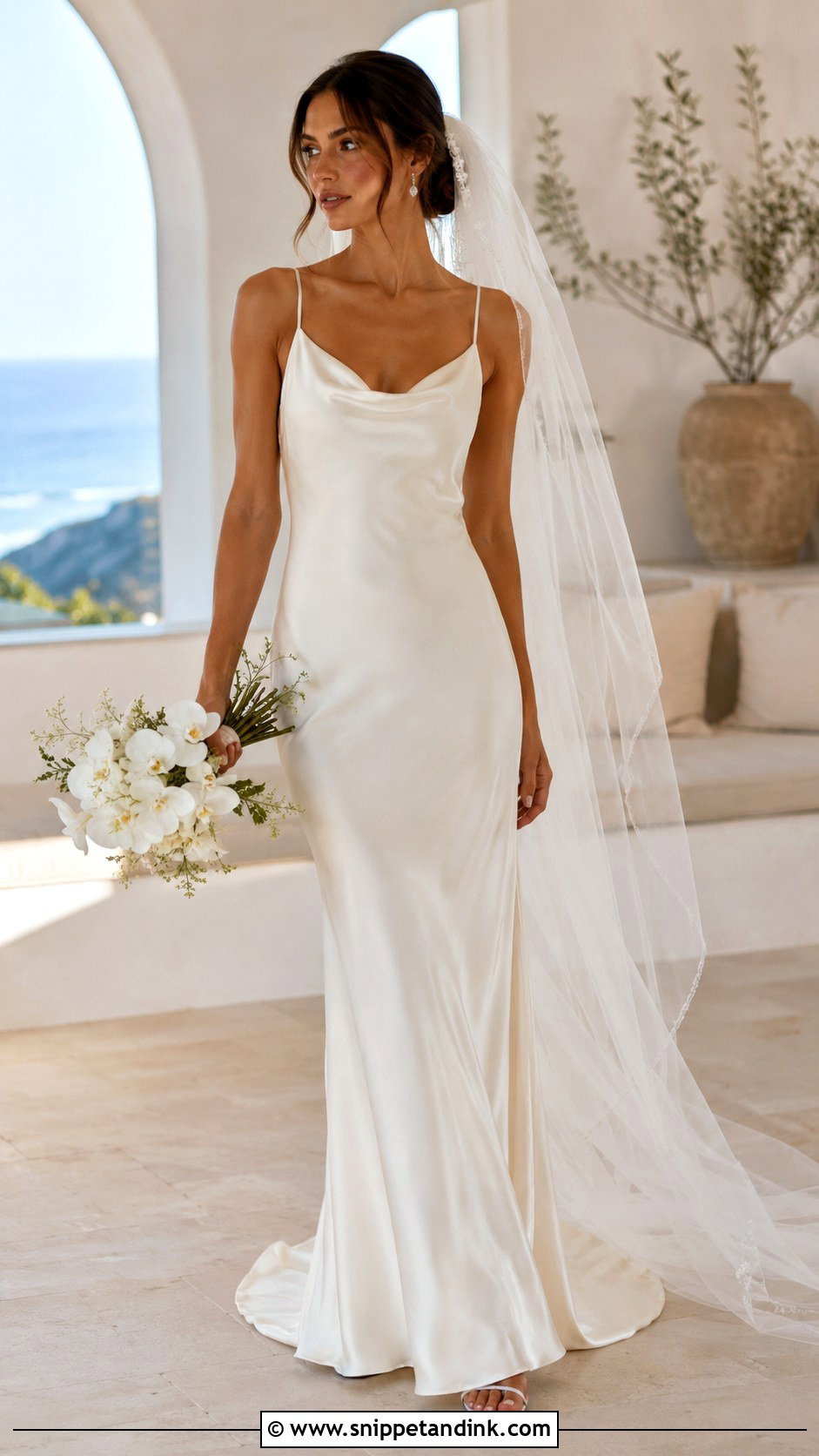 Silk Slip Wedding Dress - Snippet and Ink - 20 Popular Wedding Dresses