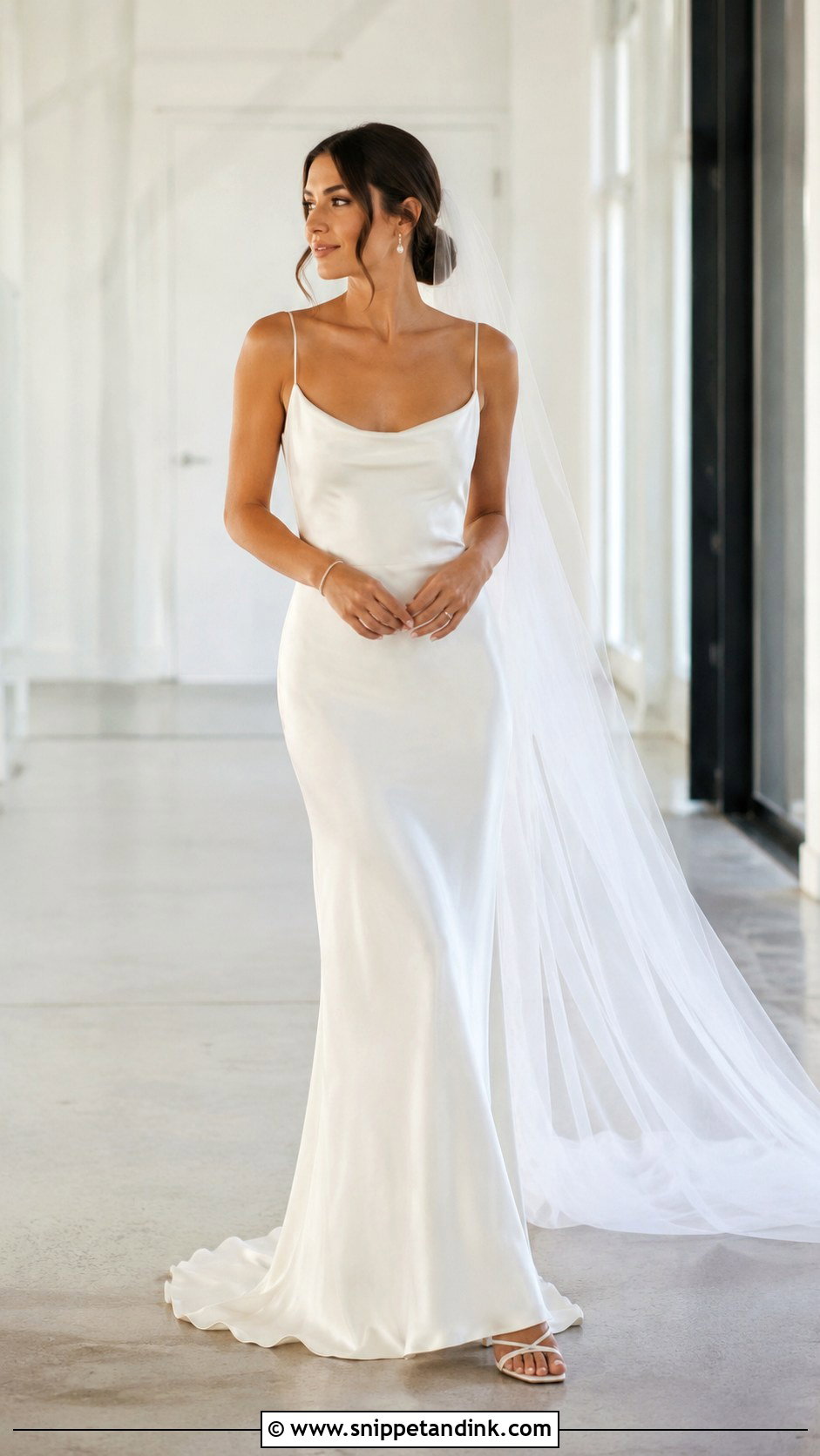 Silk Slip Wedding Dress - Snippet and Ink - 25 Classic Elegant Wedding Dress Ideas