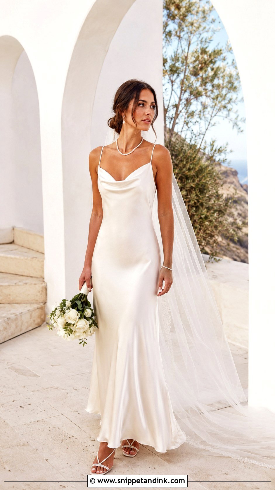 Silk Slip Wedding Dress - Snippet and Ink - 25 Simple Classic Wedding Dress Ideas