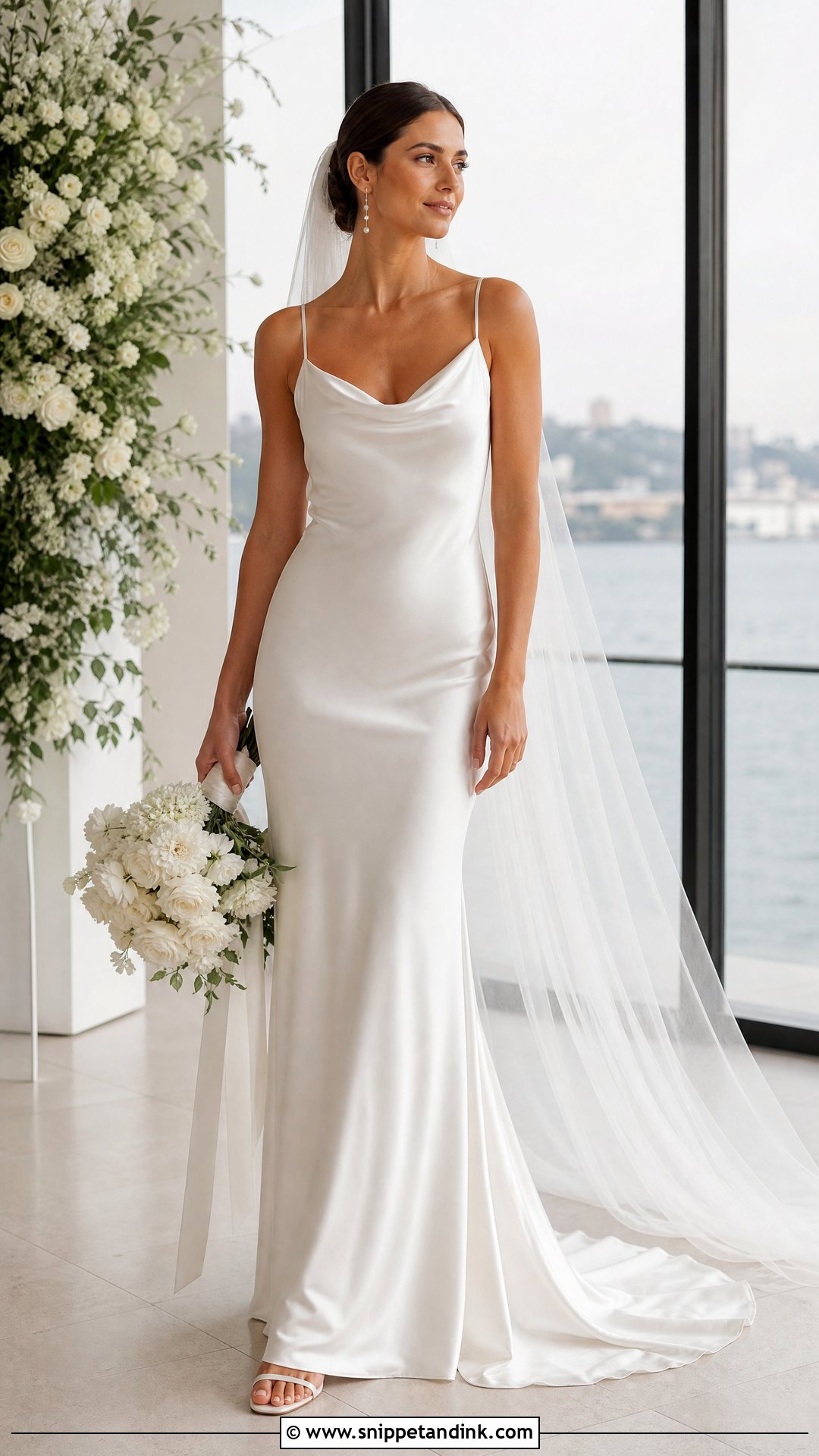Silk Slip Wedding Dress - Snippet and Ink - 25 Simple Romantic Wedding Dress Ideas