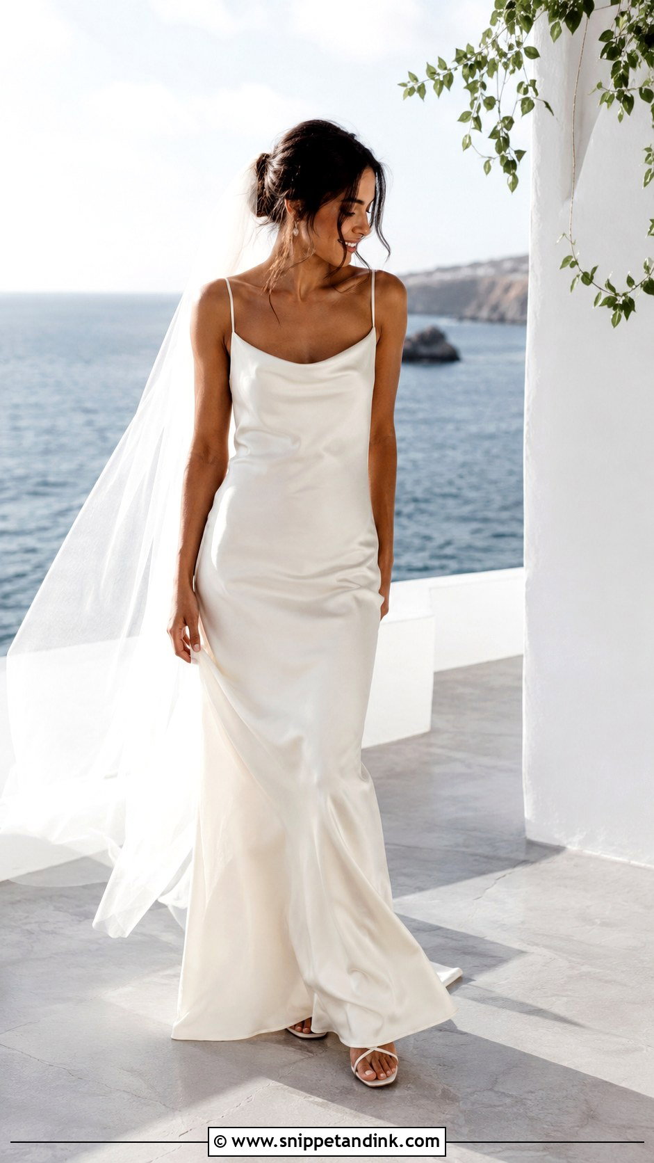 Silk Slip Wedding Dress - Snippet and Ink - 20 Amazing Wedding Dress Ideas