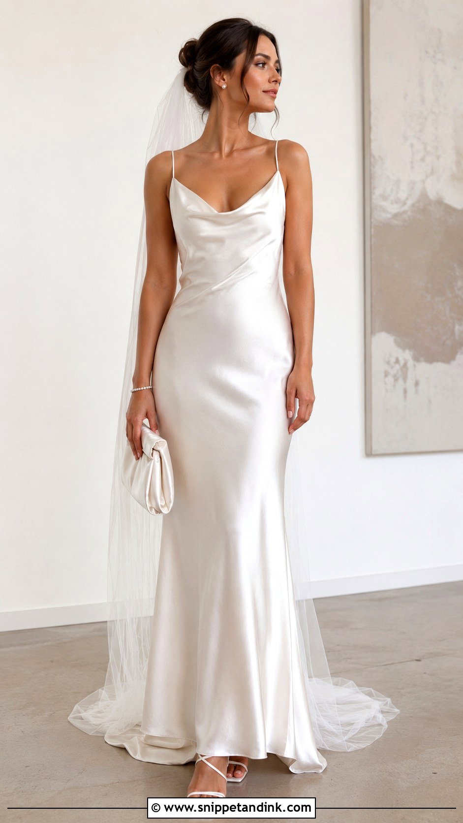 Silk Slip Wedding Dress - Snippet and Ink - 20 Brides Wedding Dress Ideas