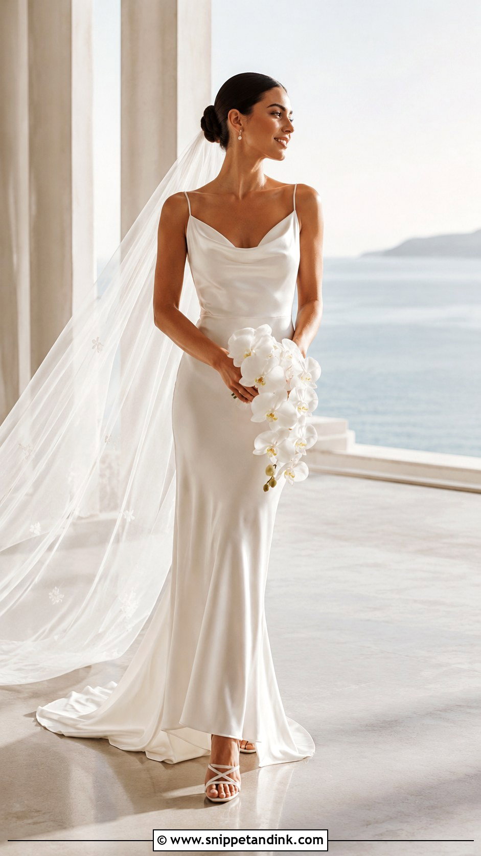 Silk Slip Wedding Dress - Snippet and Ink - 20 Classic Timeless Wedding Dresses