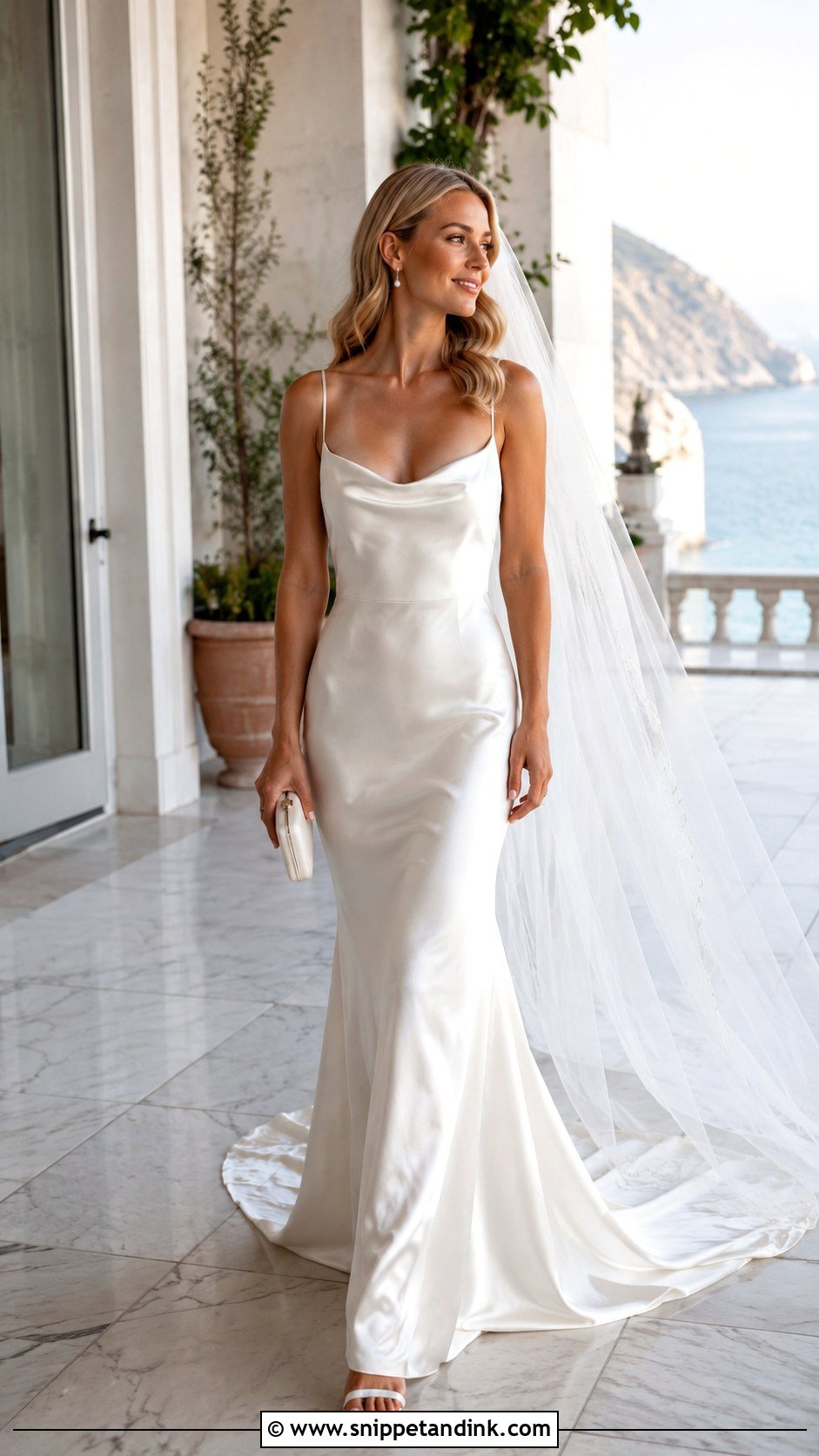Silk Slip Wedding Dress - Snippet and Ink - 20 Classical Wedding Dress Ideas