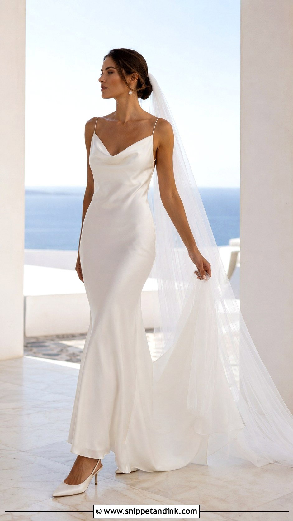 Silk Slip Wedding Dress - Snippet and Ink - 20 Classy Wedding Dress Inspiration Ideas