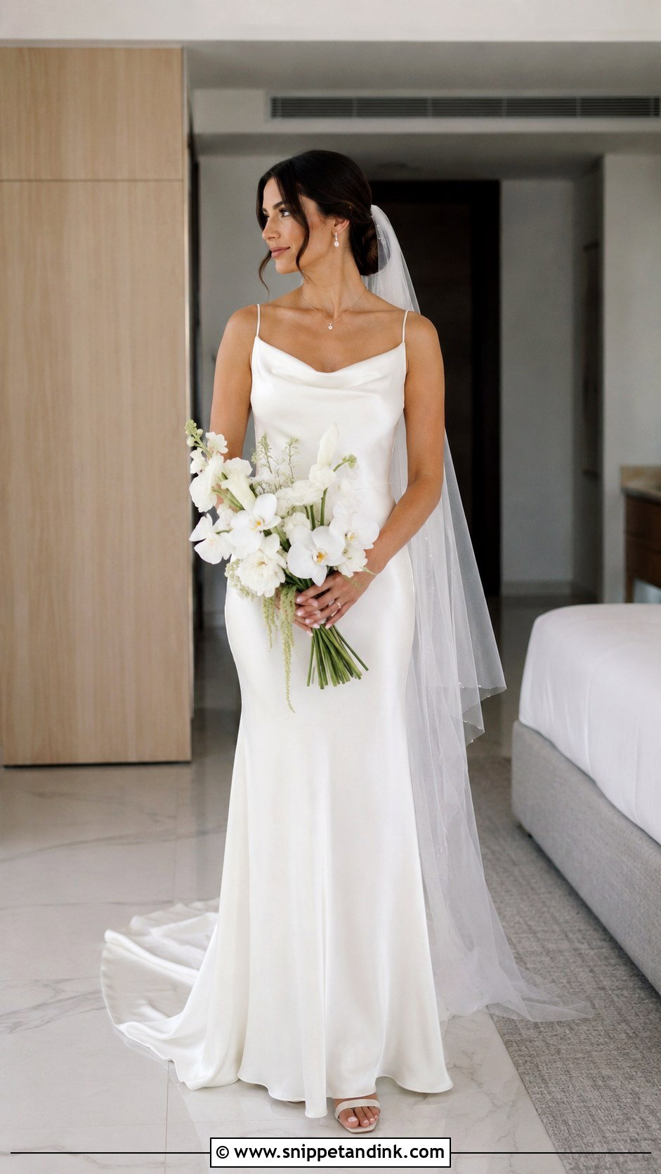 Silk Slip Wedding Dress - Snippet and Ink - 20 Easy Wedding Dress Ideas